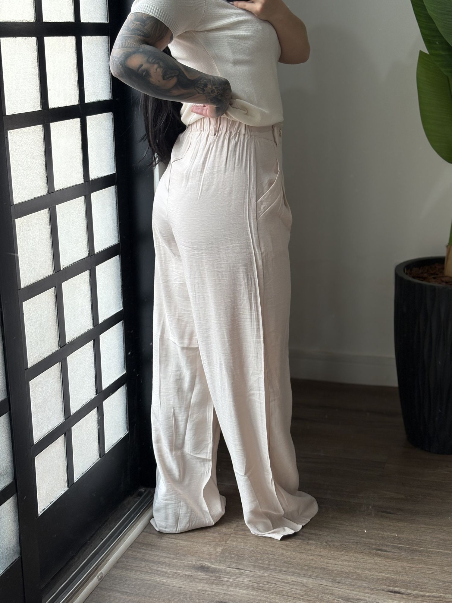 Calça Pantalona Marrant Karen 2113 - Off 