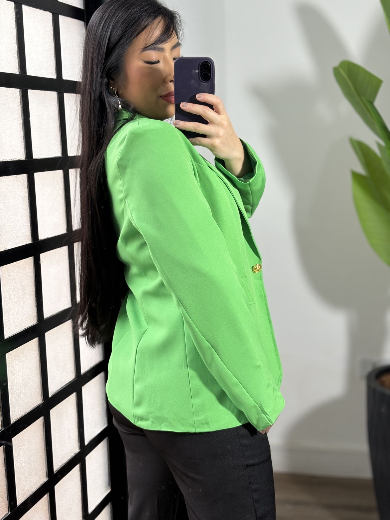 Blazer Alongado Angel 813 - Verde 