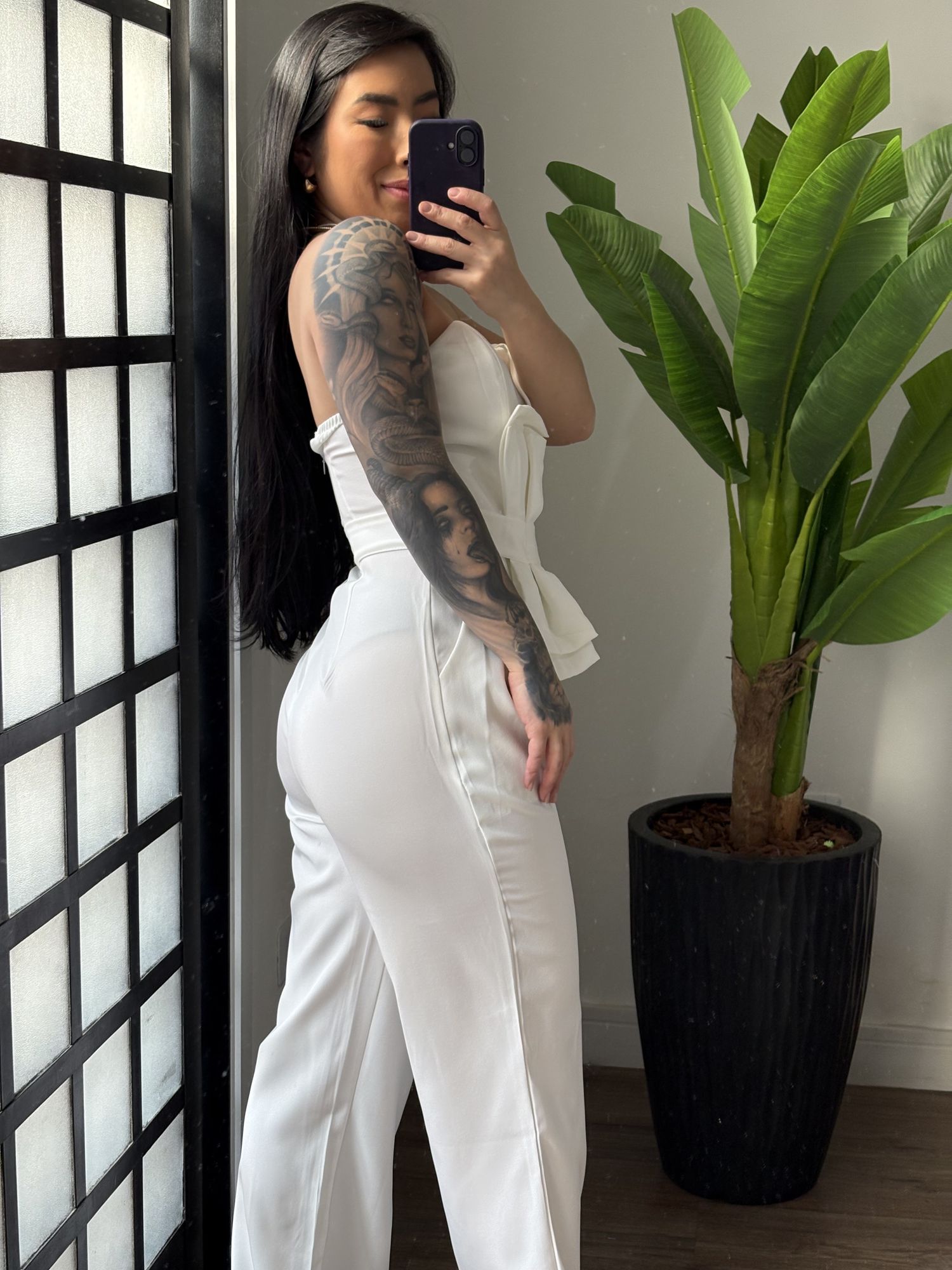 Macacão Alfaiataria Sophie 1493 - Branco 