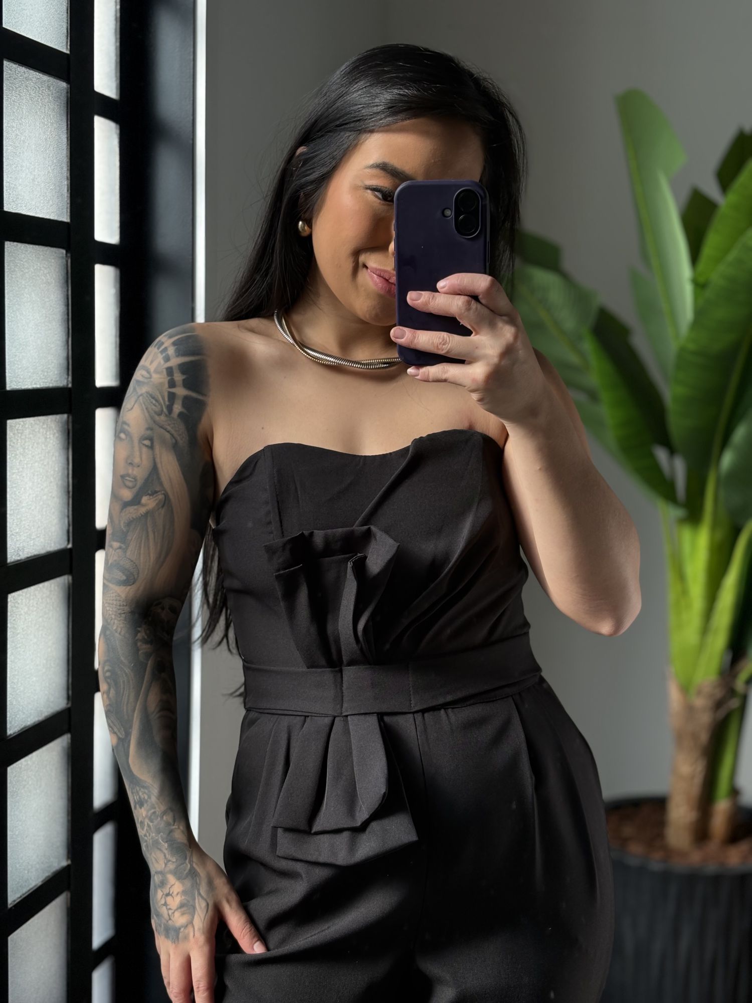Macacão Alfaiataria Sophie 1493 - Preto 