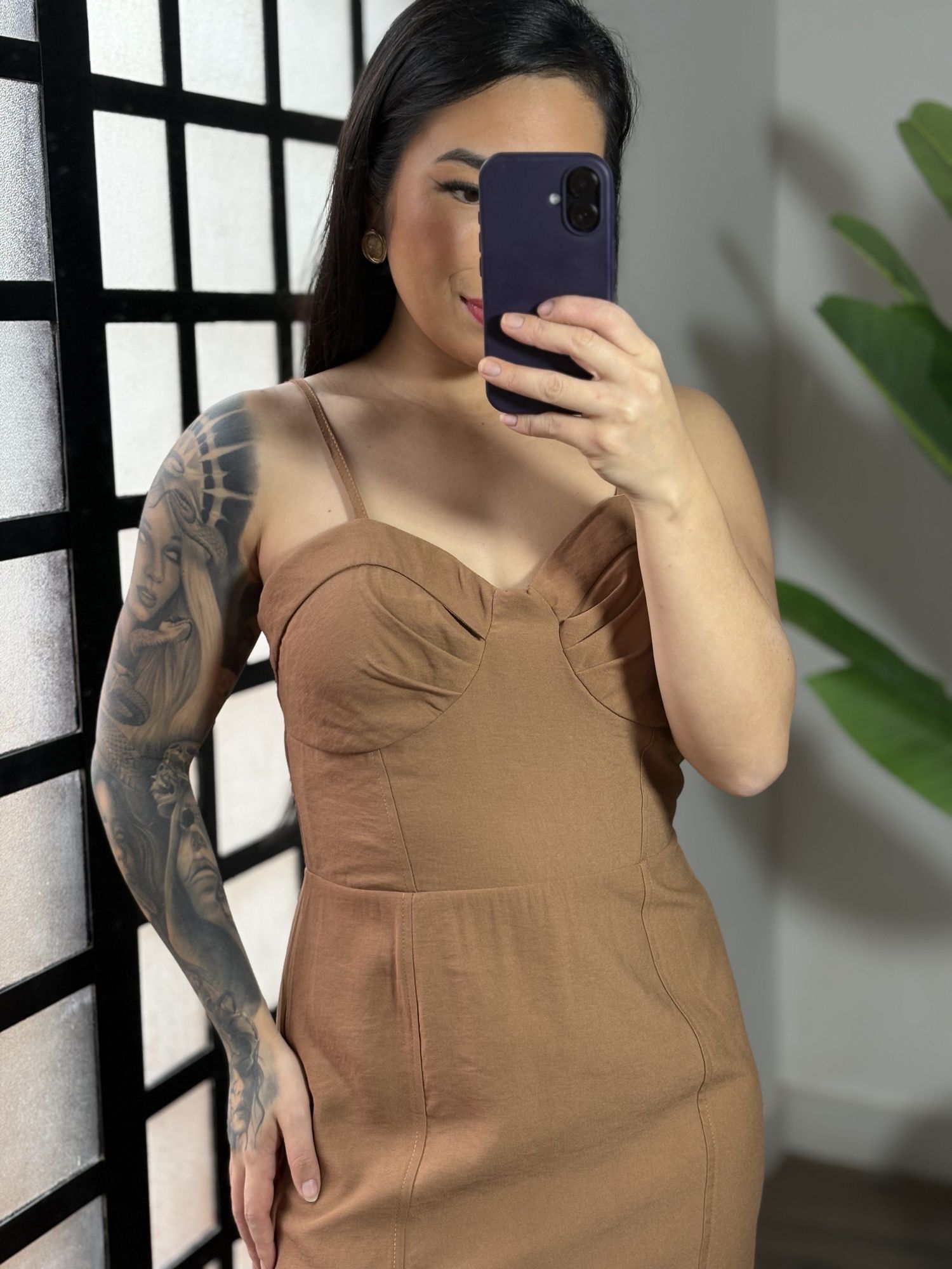 Vestido Marrant Amara 1645 - Caramelo 