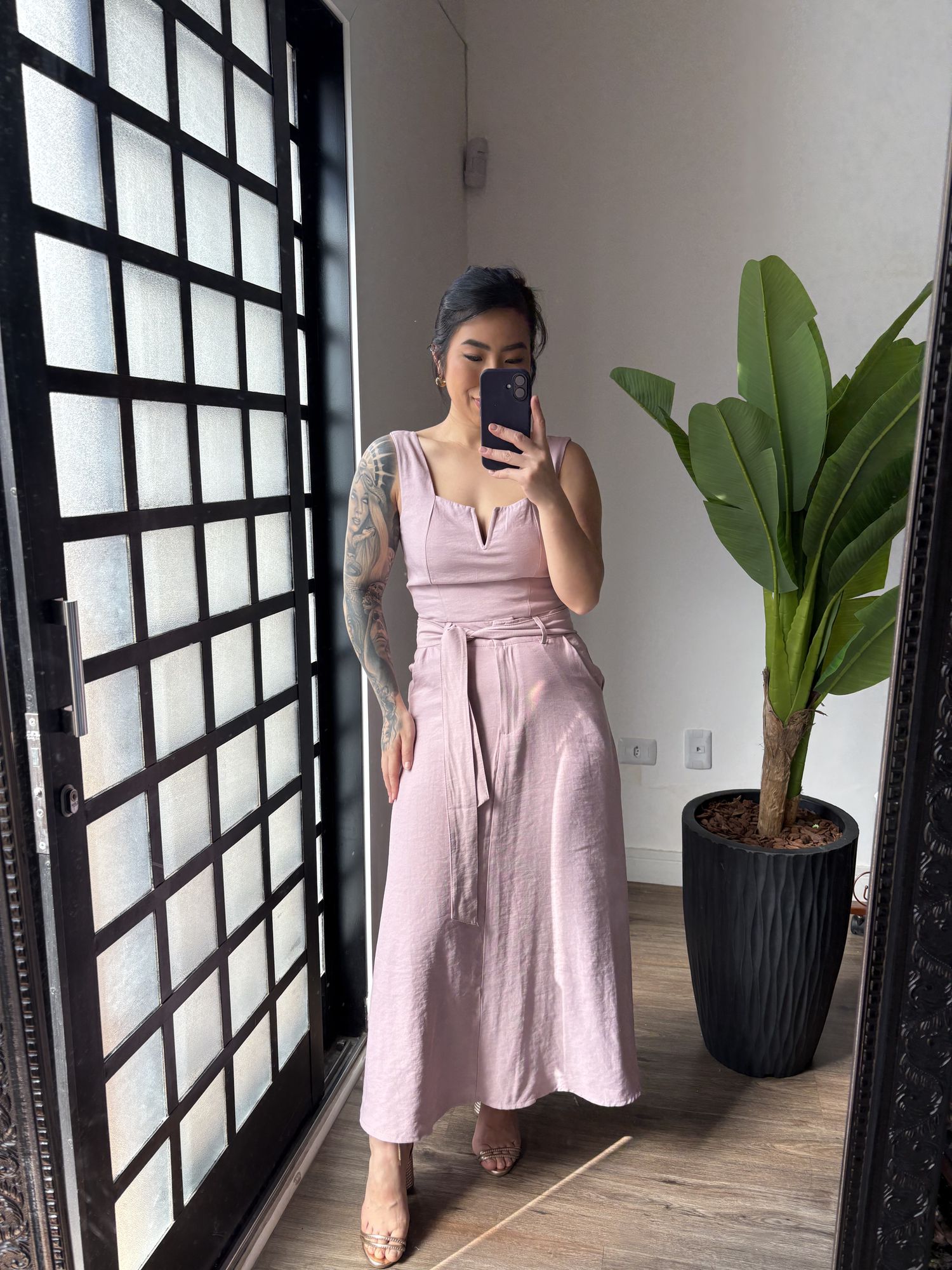 Conjunto Saia Lis 6023 - Rosa 