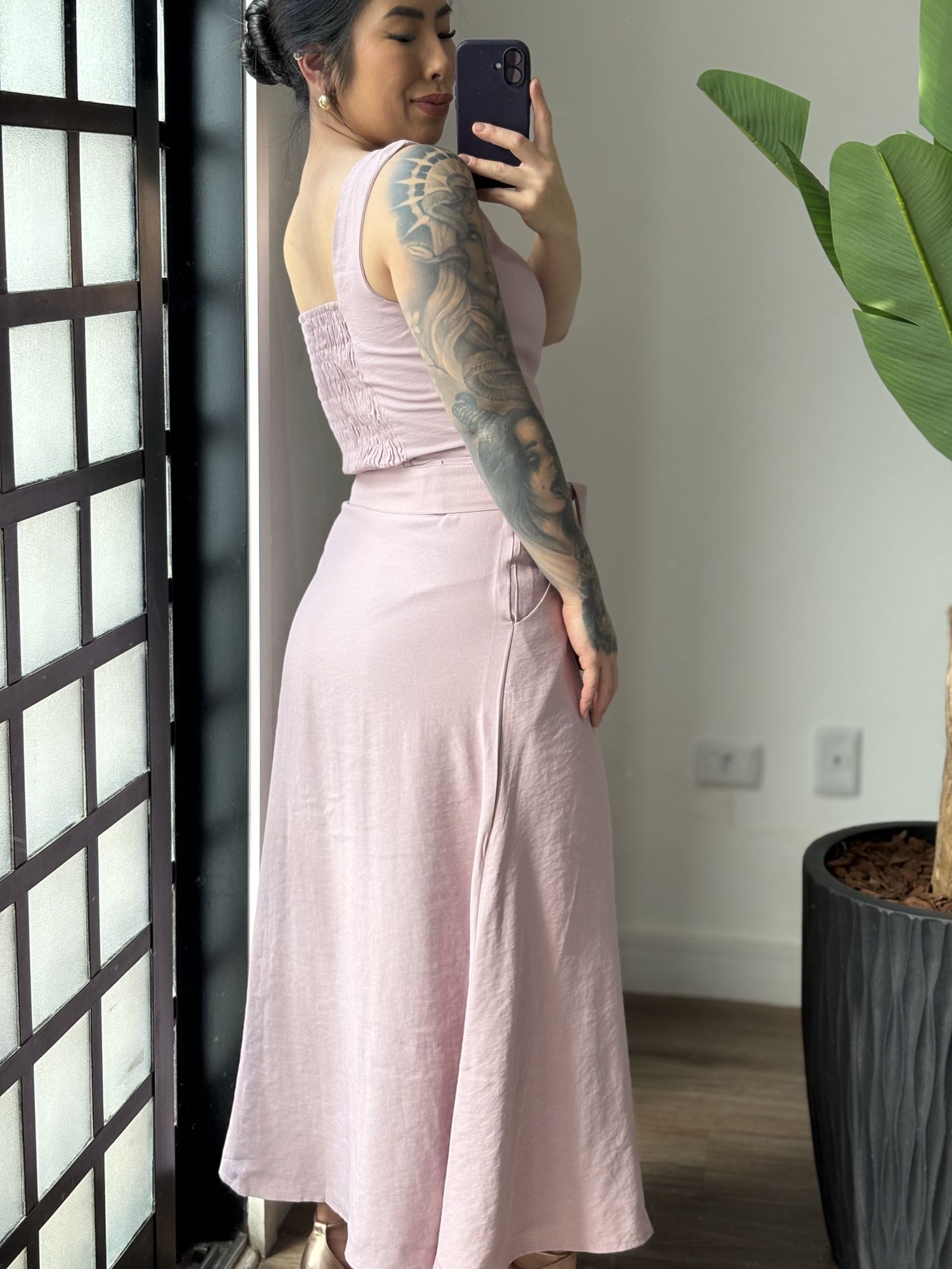 Conjunto Saia Lis 6023 - Rosa 