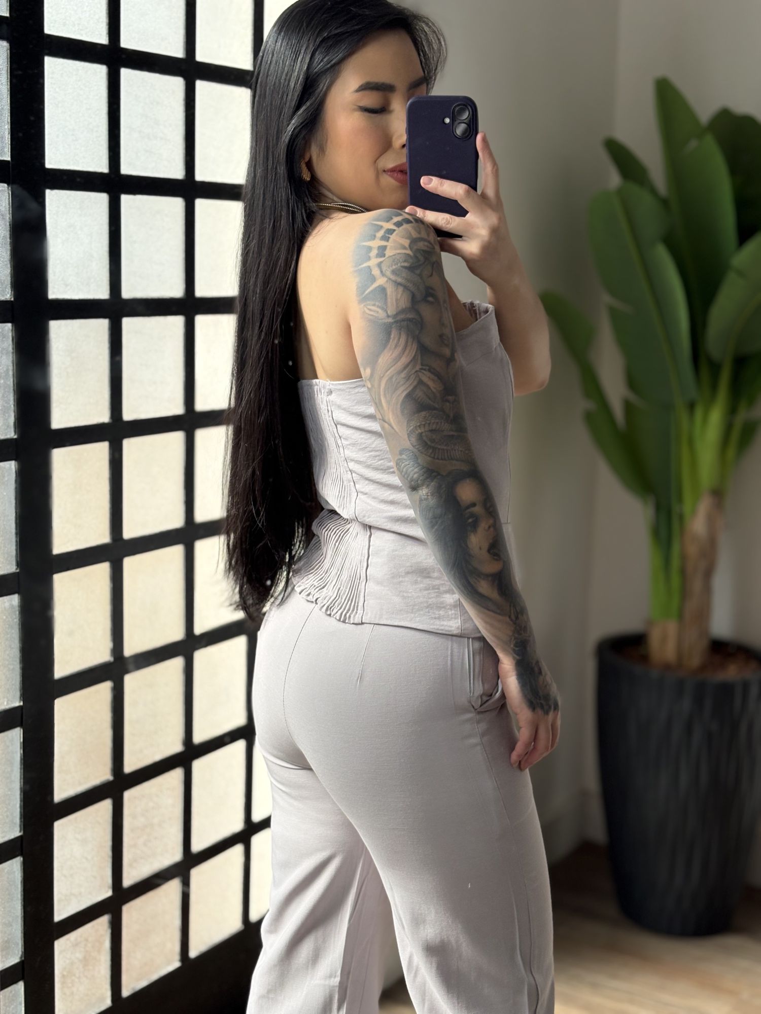 Conjunto Calça Marrant Tessá 6036 - Cinza 