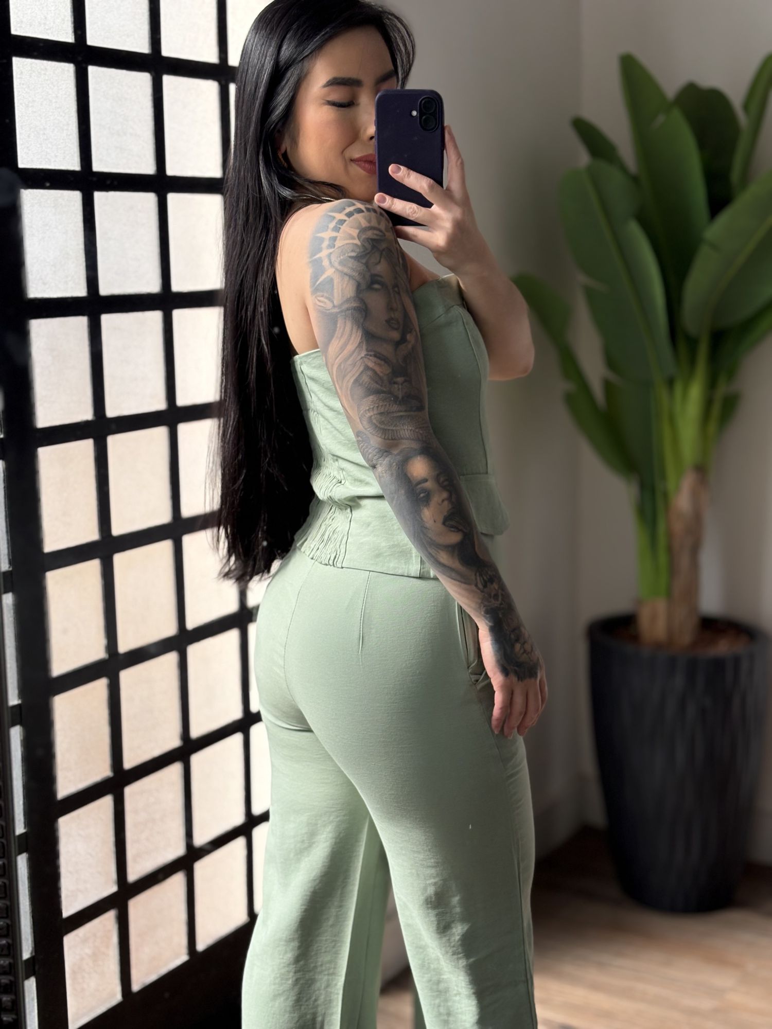 Conjunto Calça Marrant Tessá 6036 - Verde 
