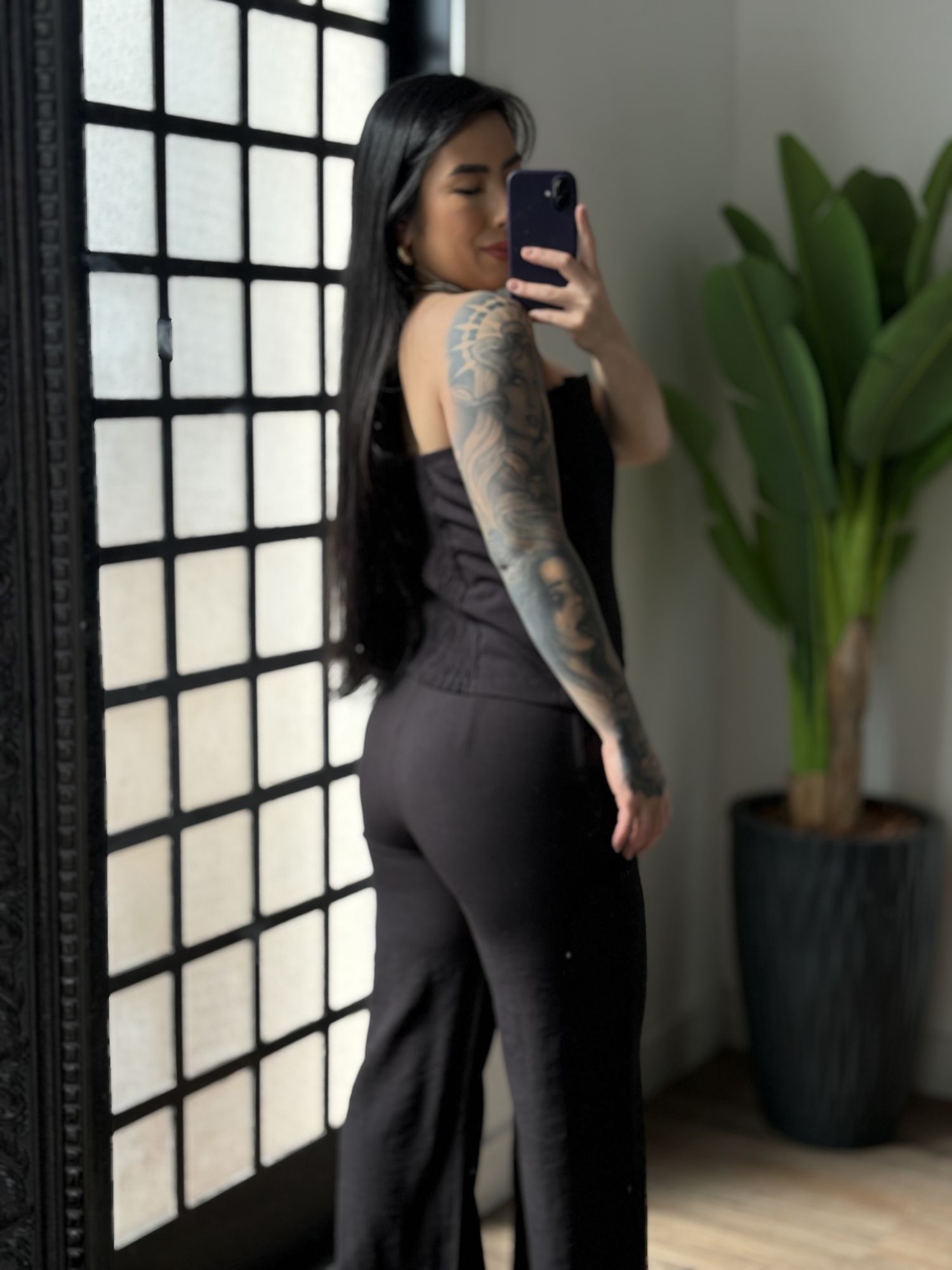 Conjunto Calça Marrant Tessá 6036 - Preto 
