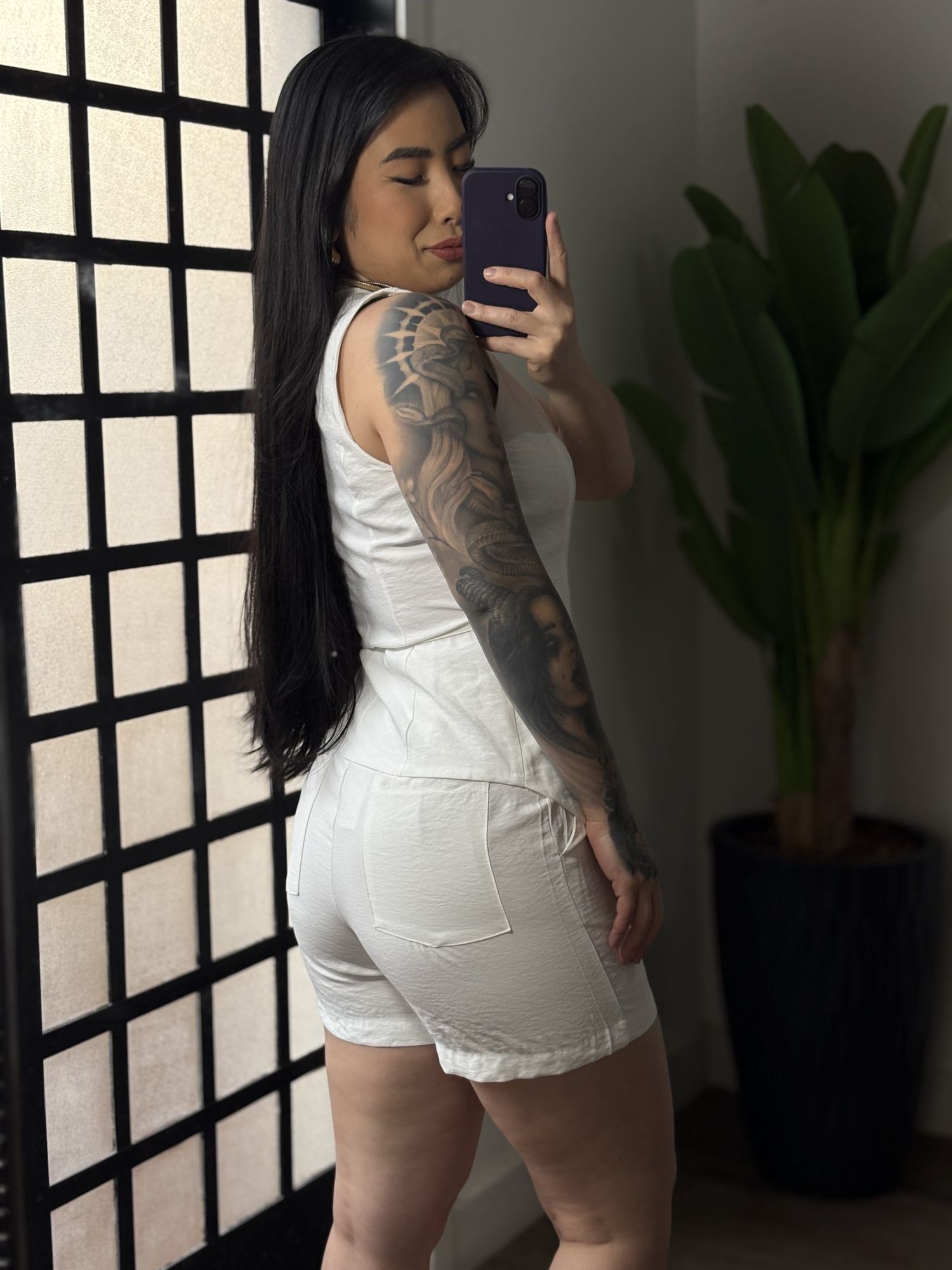 Conjunto Shorts Marrant Naiá 61020 - Branco 