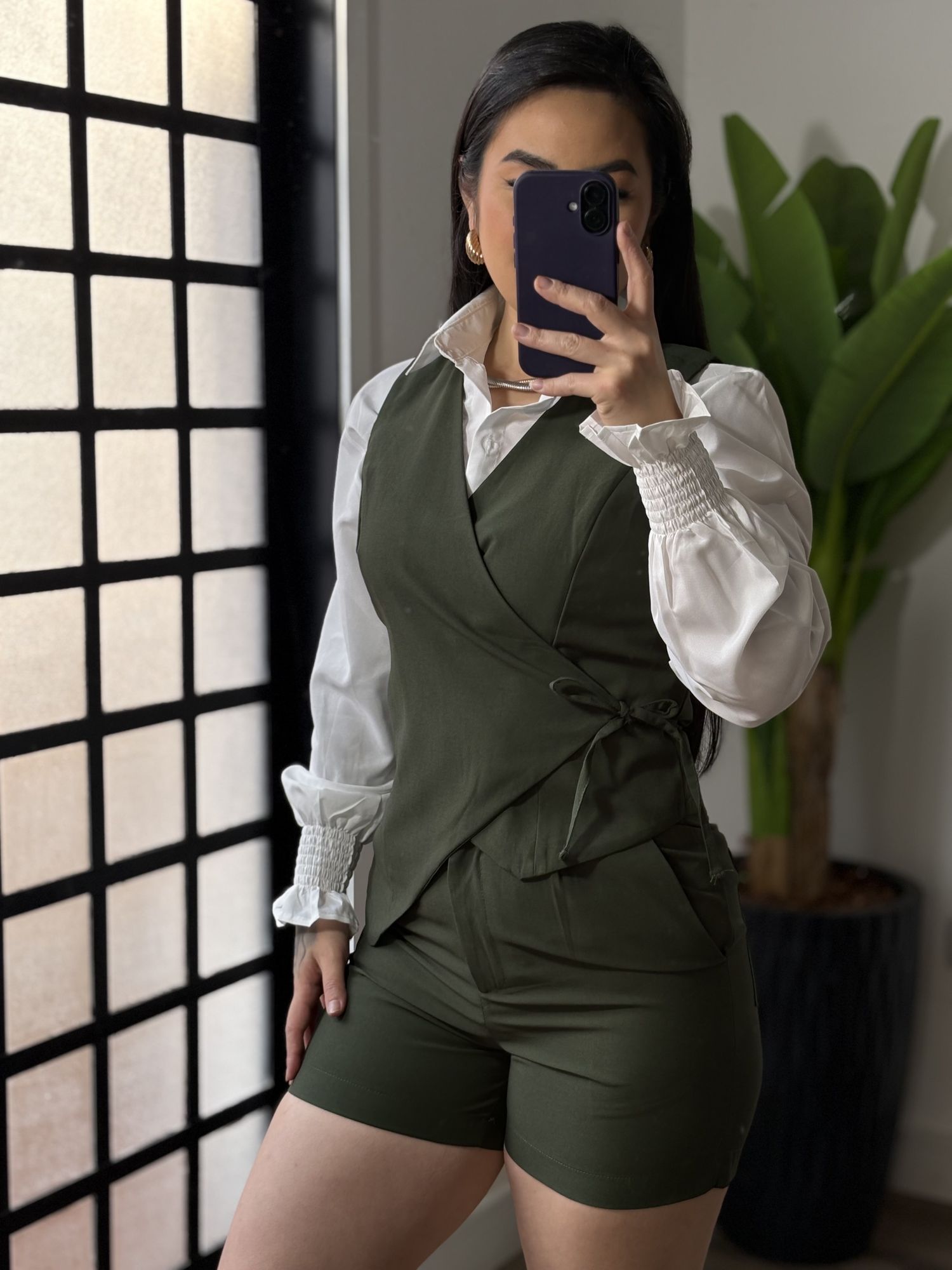 Conjunto Shorts Marrant Naiá 61020 - Verde 