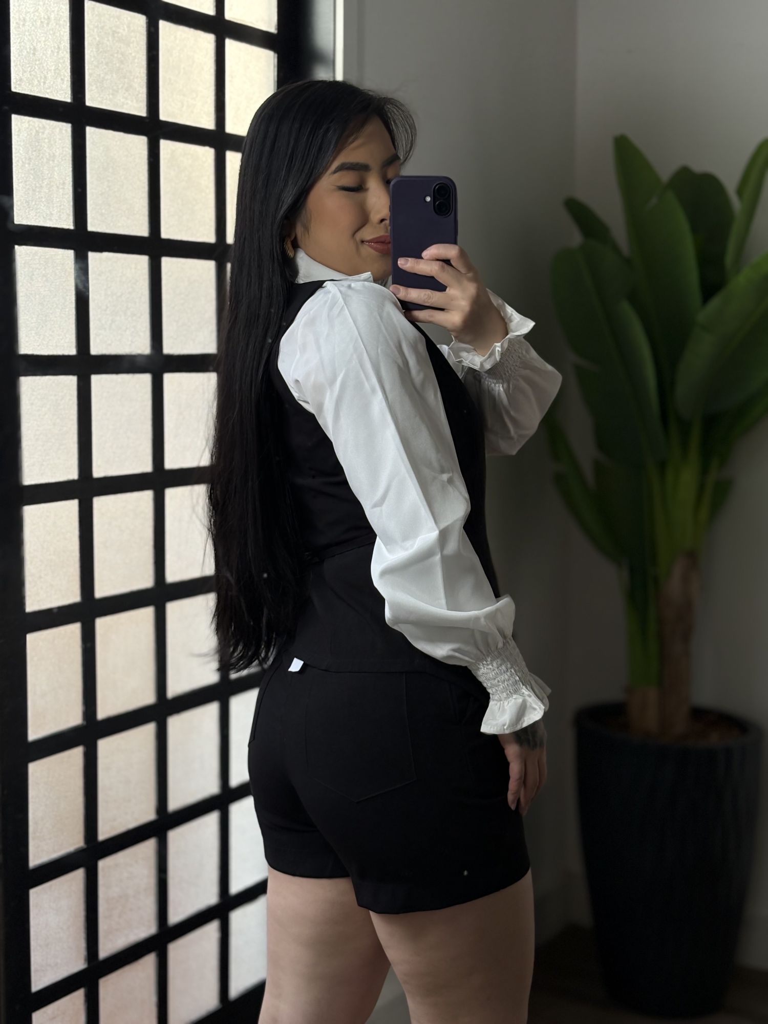 Conjunto Shorts Marrant Naiá 61020 - Preto 