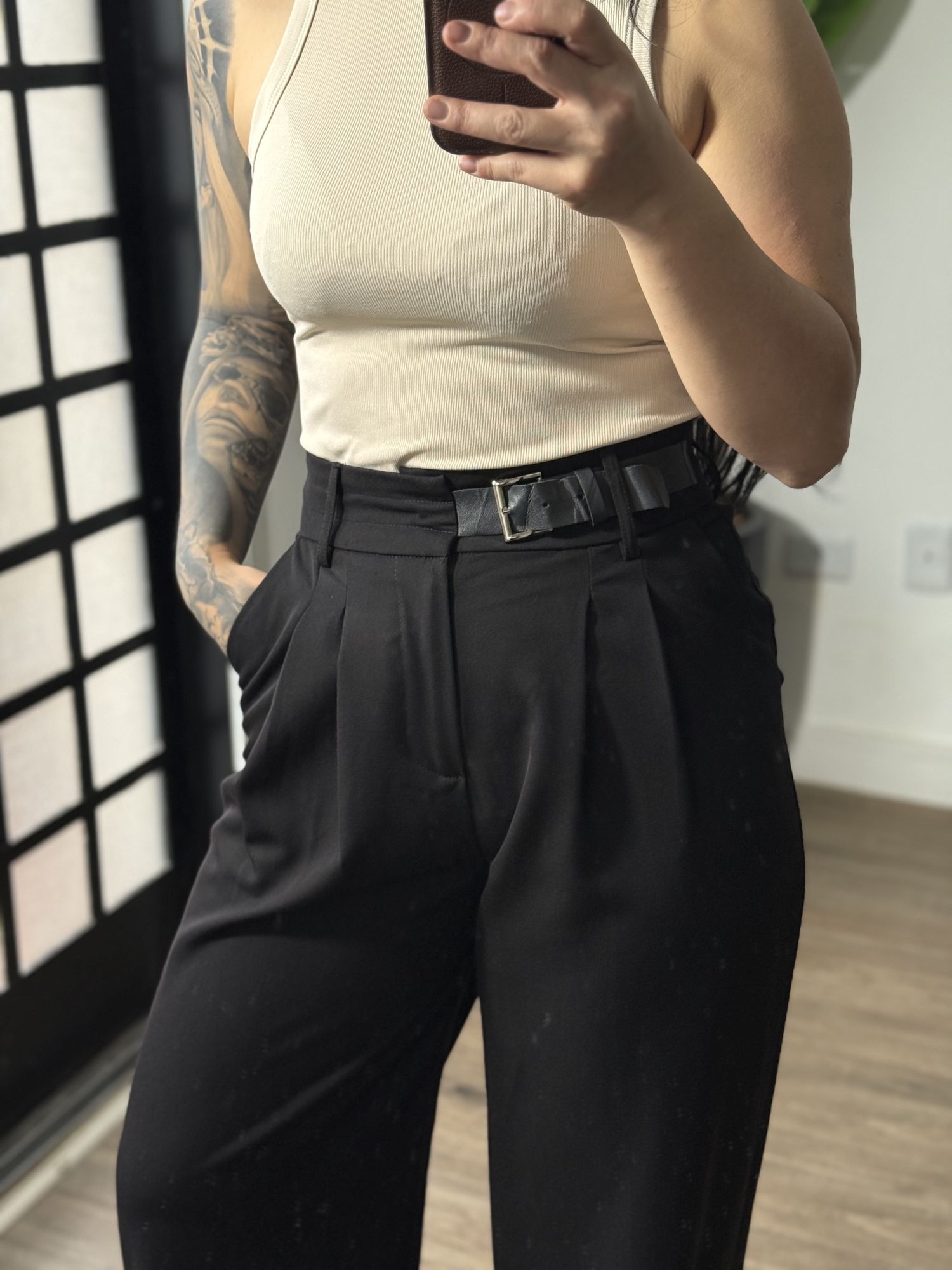 Calça Pantalona Estela 2648 - Preto 