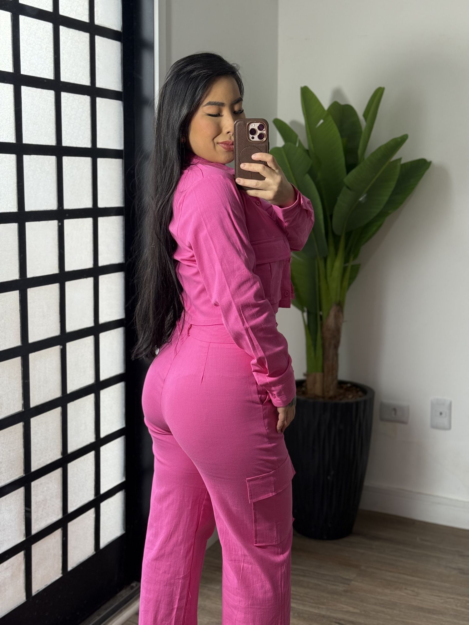 Conjunto Linho Sabrina CC89 - Pink 