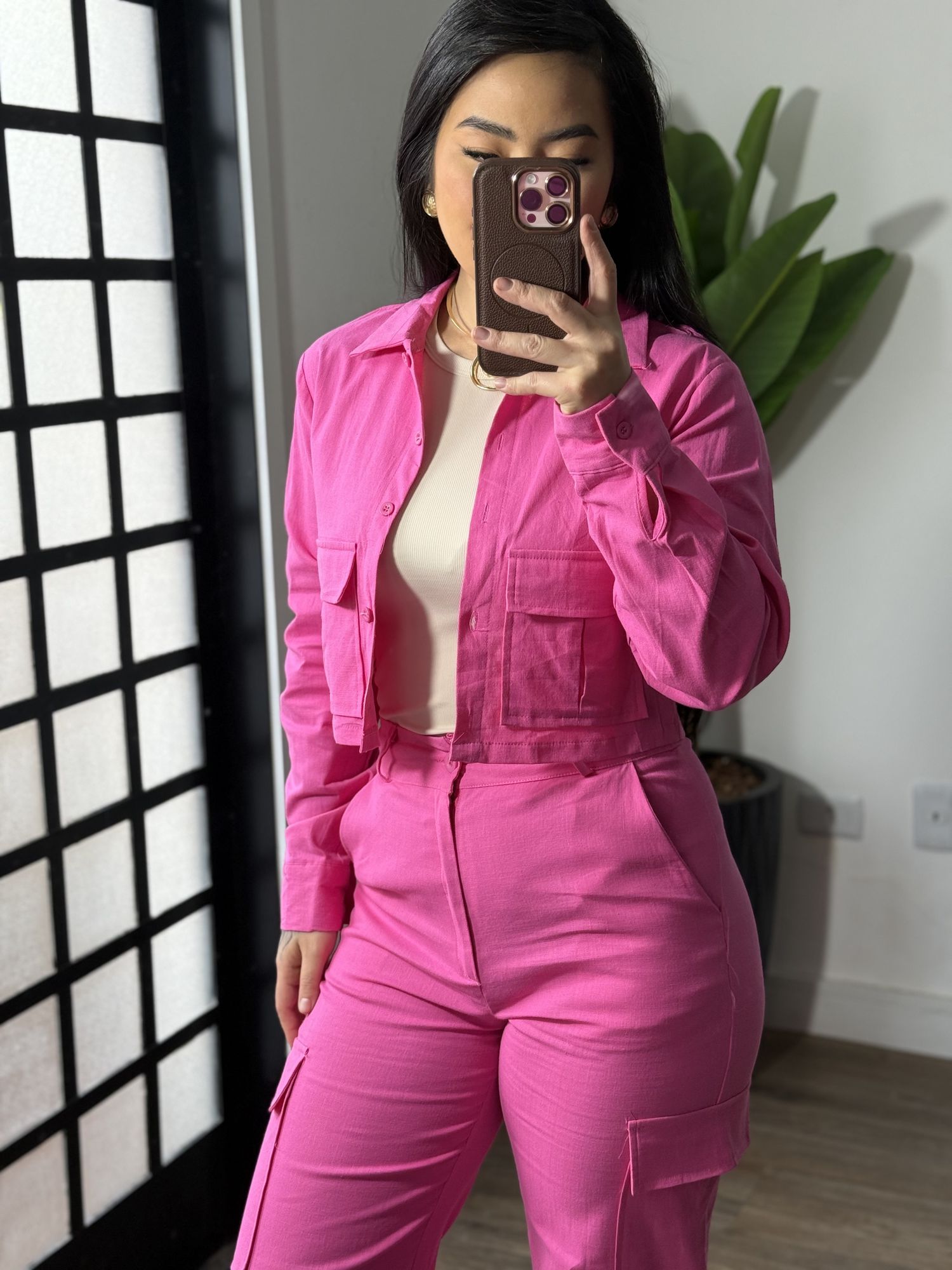 Conjunto Linho Sabrina CC89 - Pink 