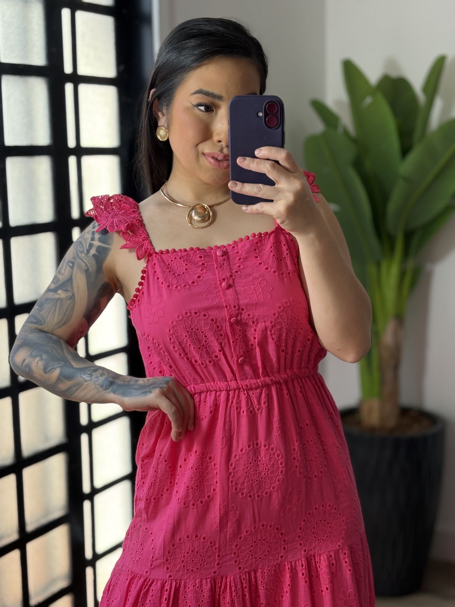Vestido Longo Lese Aimeé 590 - Rosa 