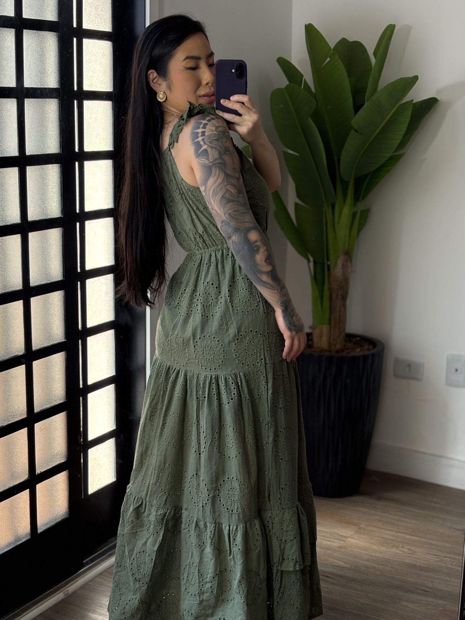 Vestido Longo Lese Aimeé 590 - Verde 