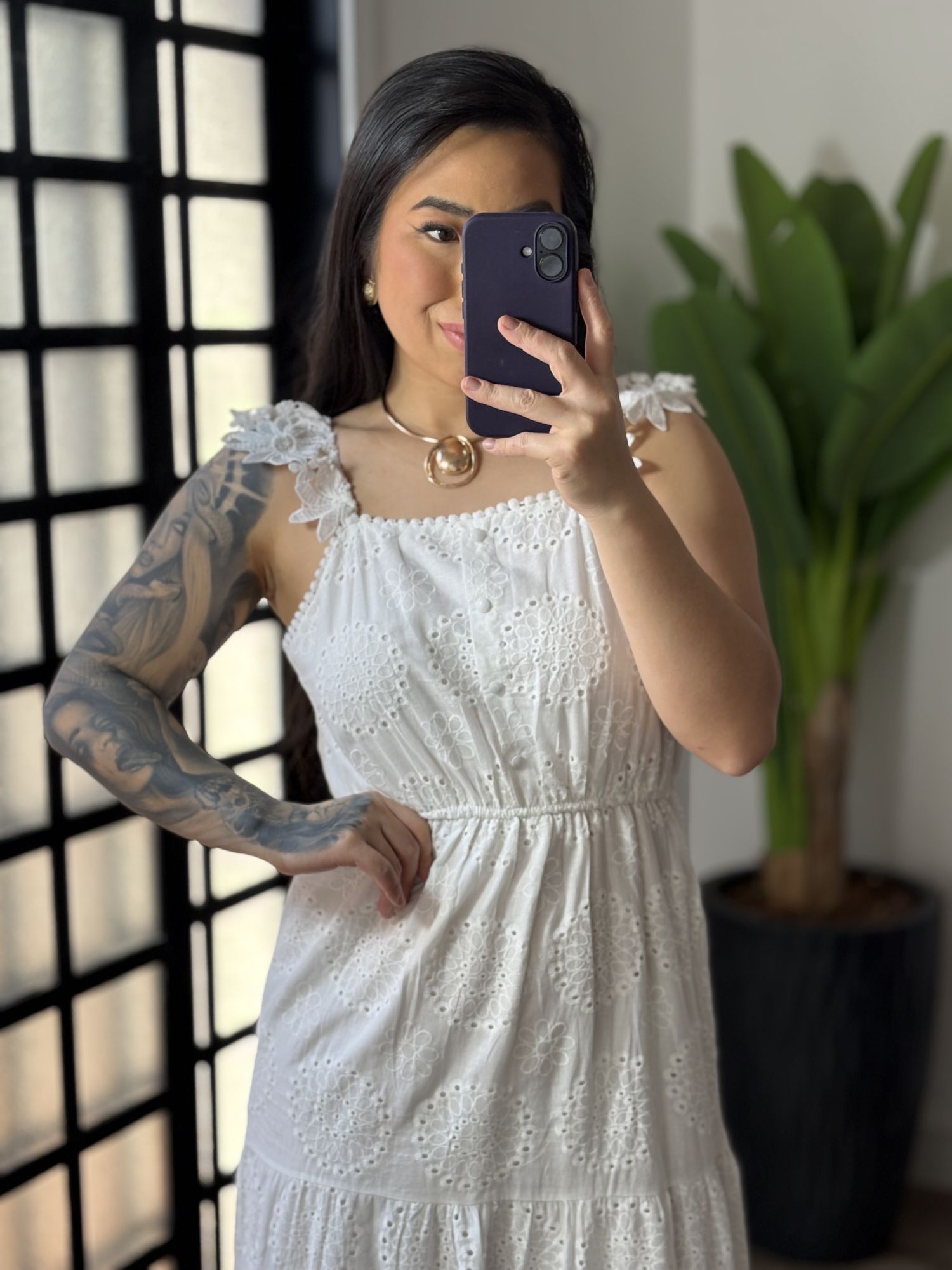 Vestido Longo Lese Aimeé 590 - Branco 