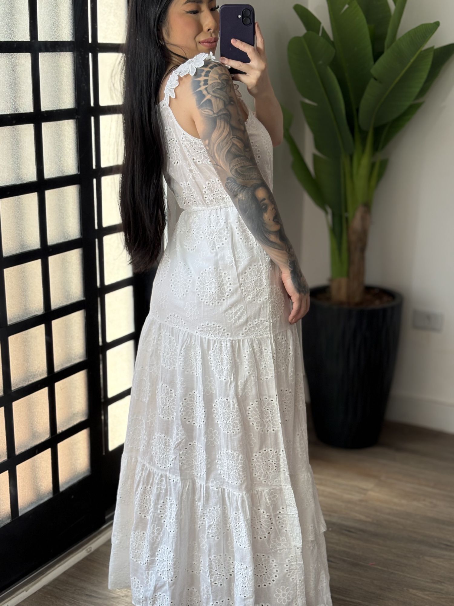 Vestido Longo Lese Aimeé 590 - Branco 