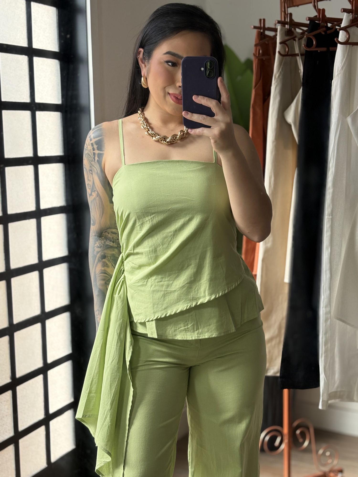 Conjunto Linho Malu 020 - Verde
