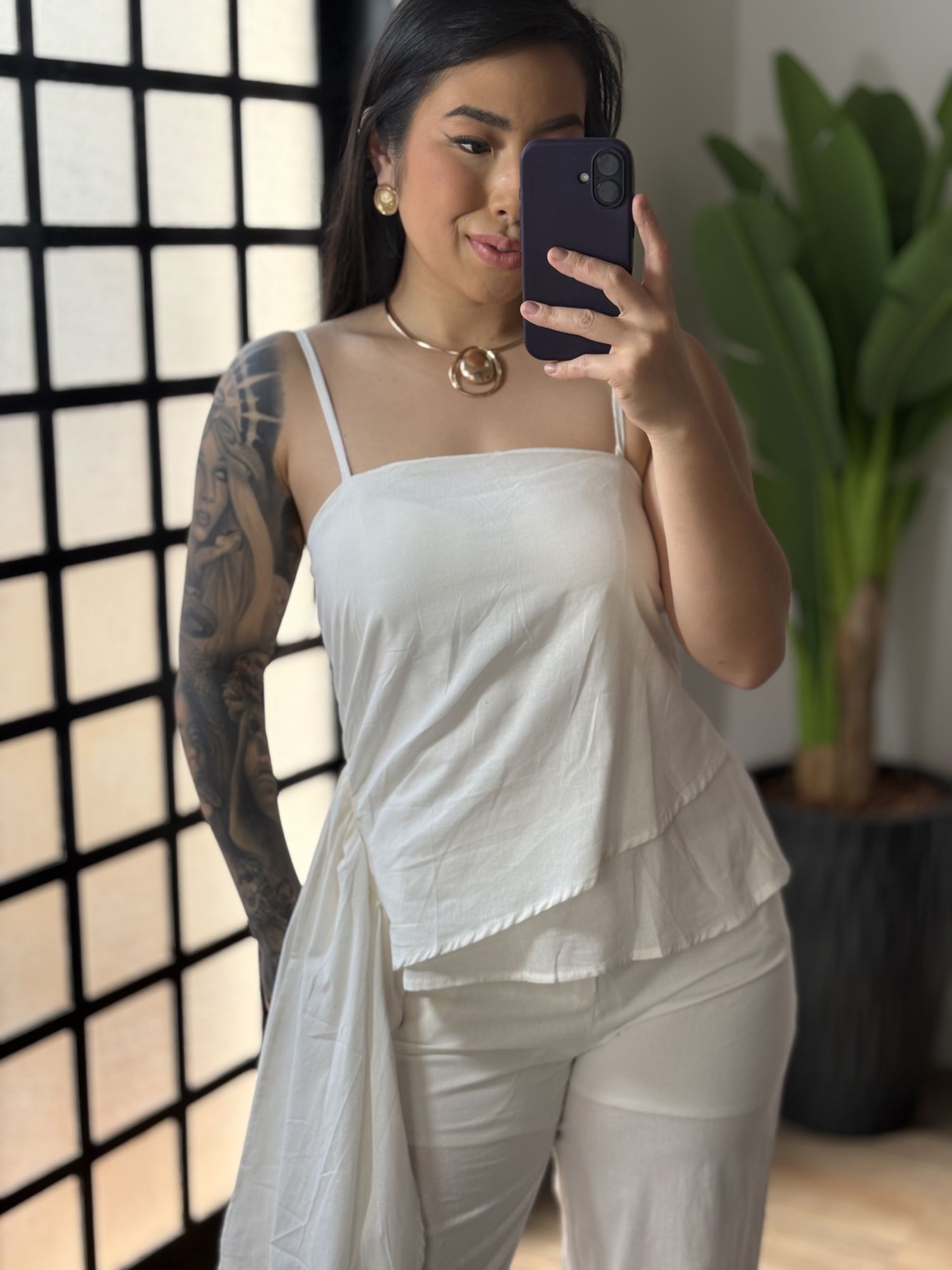Conjunto Linho Malu 020 - Branco 