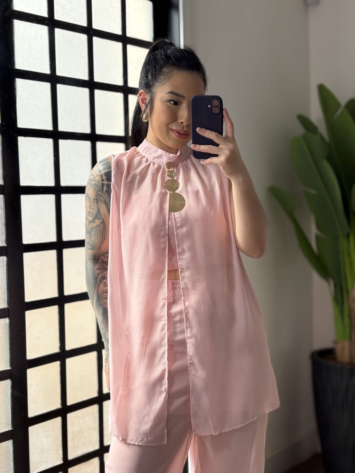 Trijunto Tule Georgina LA021 - Rosa 