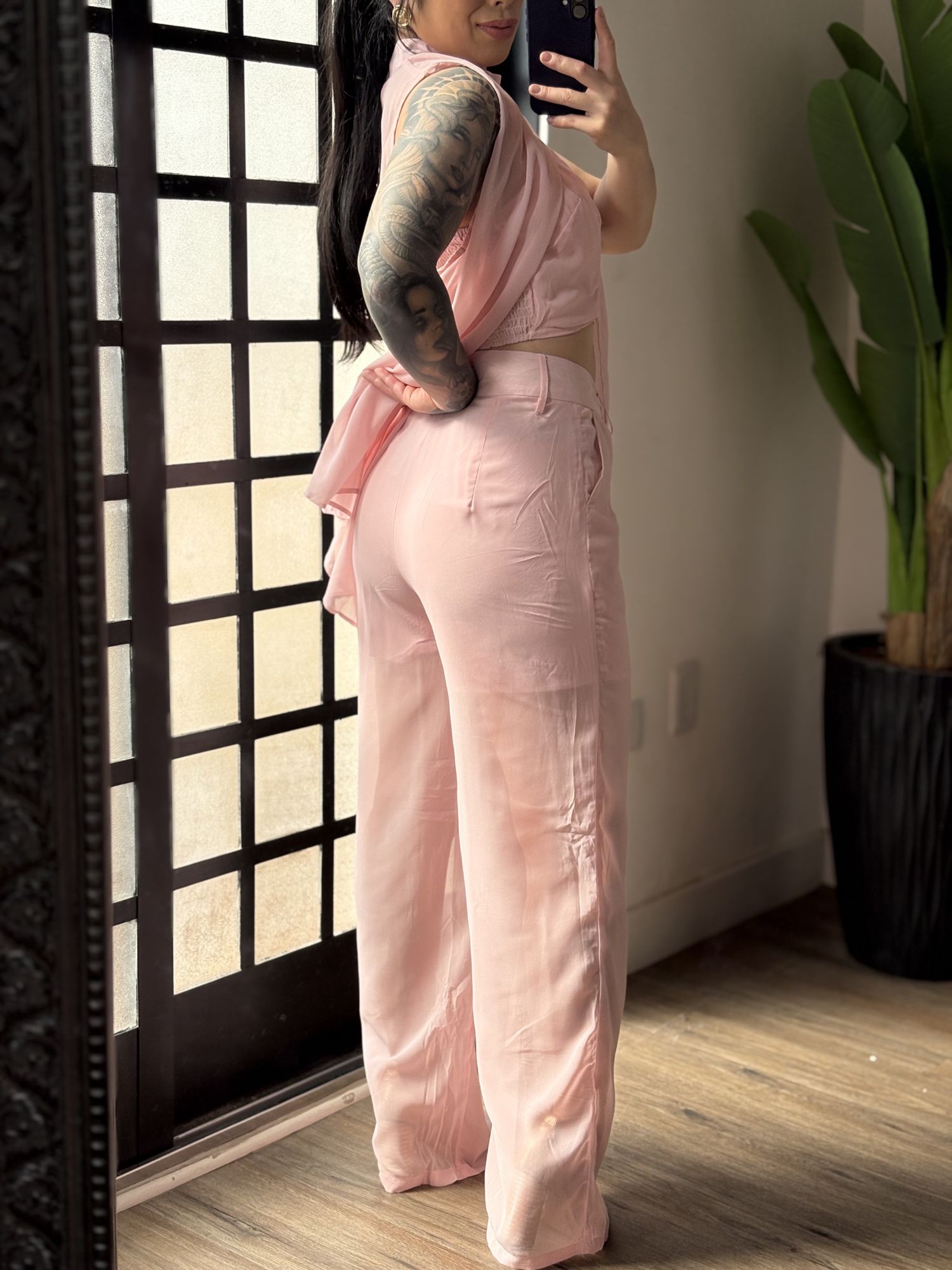 Trijunto Tule Georgina LA021 - Rosa 