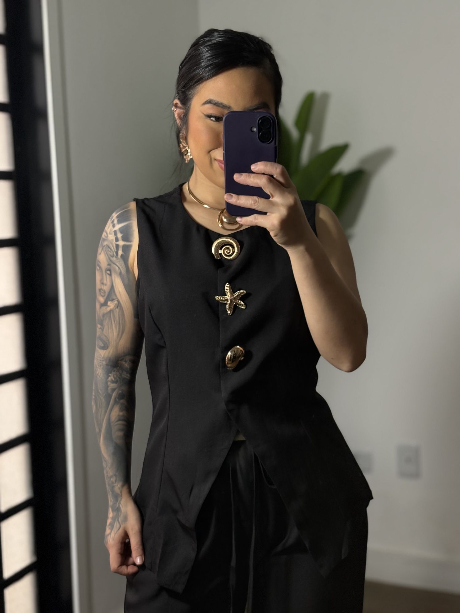 Colete Serena 189 - Preto 