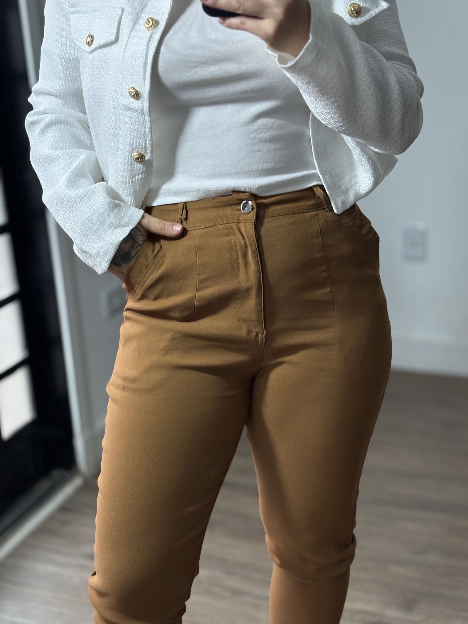Calça Sarja Luse 2619 - Terracota 