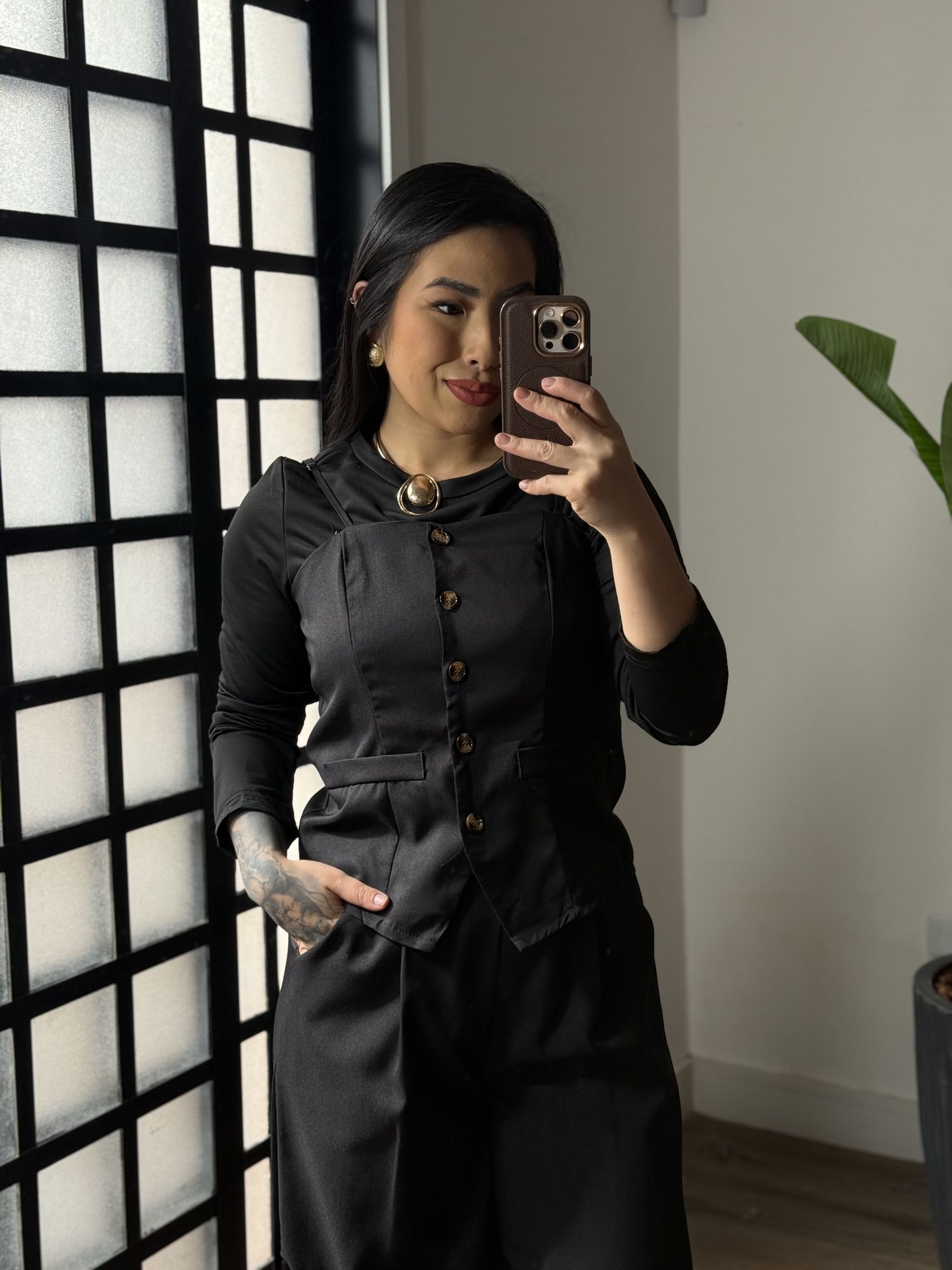 Trijunto Alfaiataria Iris 23968 - Preto
