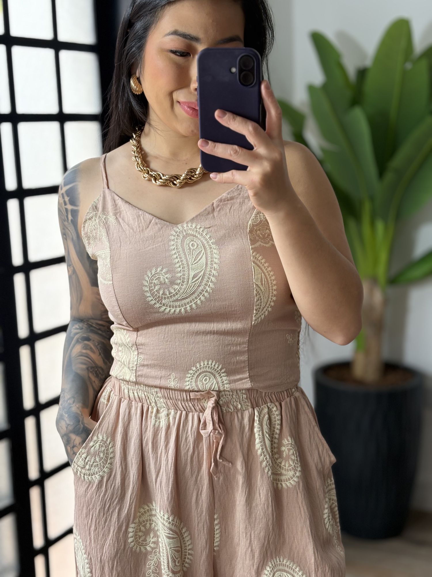 Conjunto Estampado Sol 7175 - Rose 