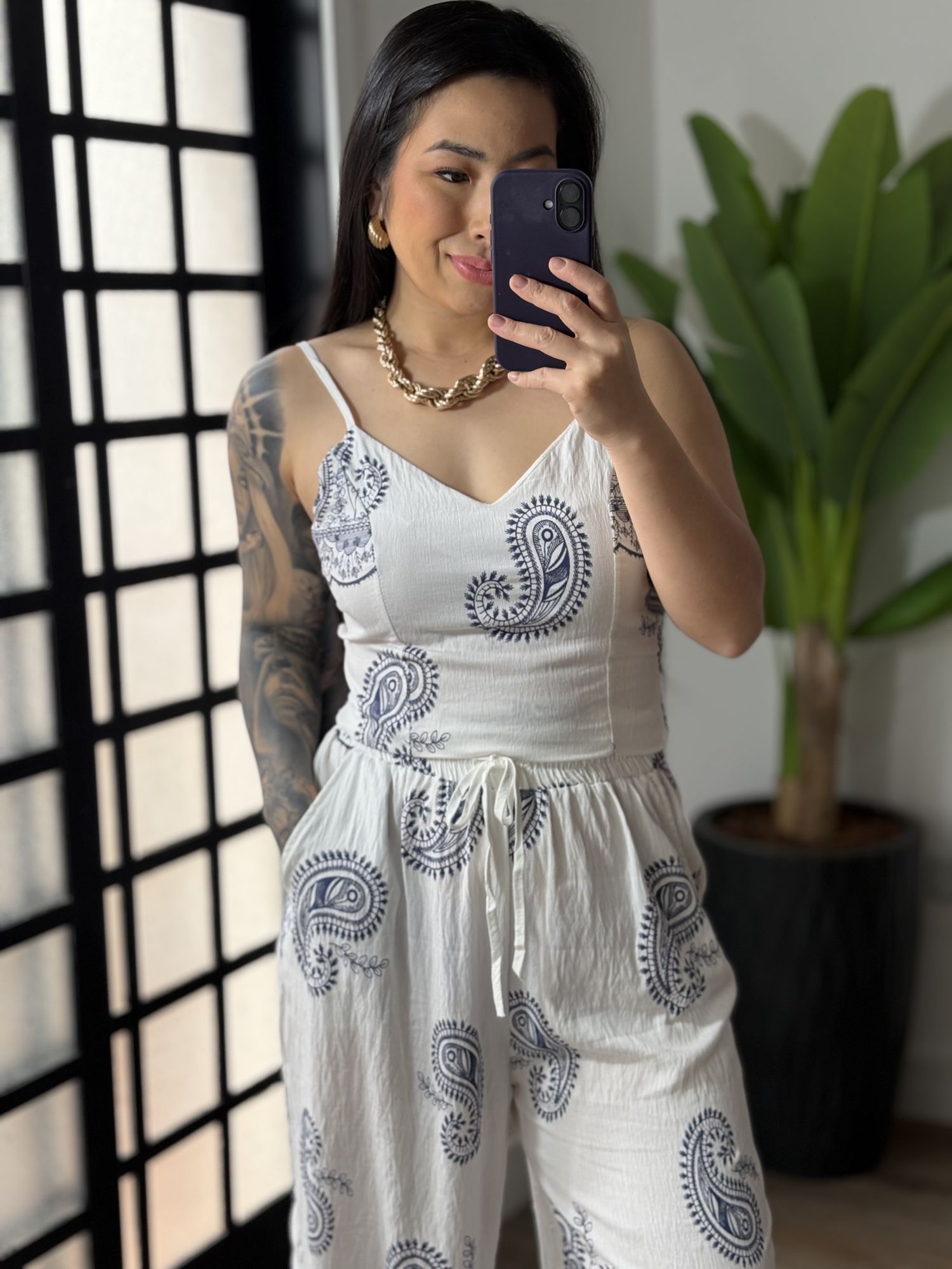 Conjunto Estampado Sol 7175 - Branco 