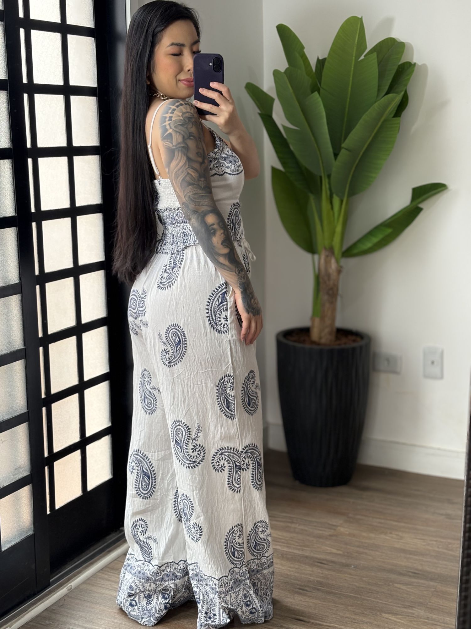 Conjunto Estampado Sol 7175 - Branco 