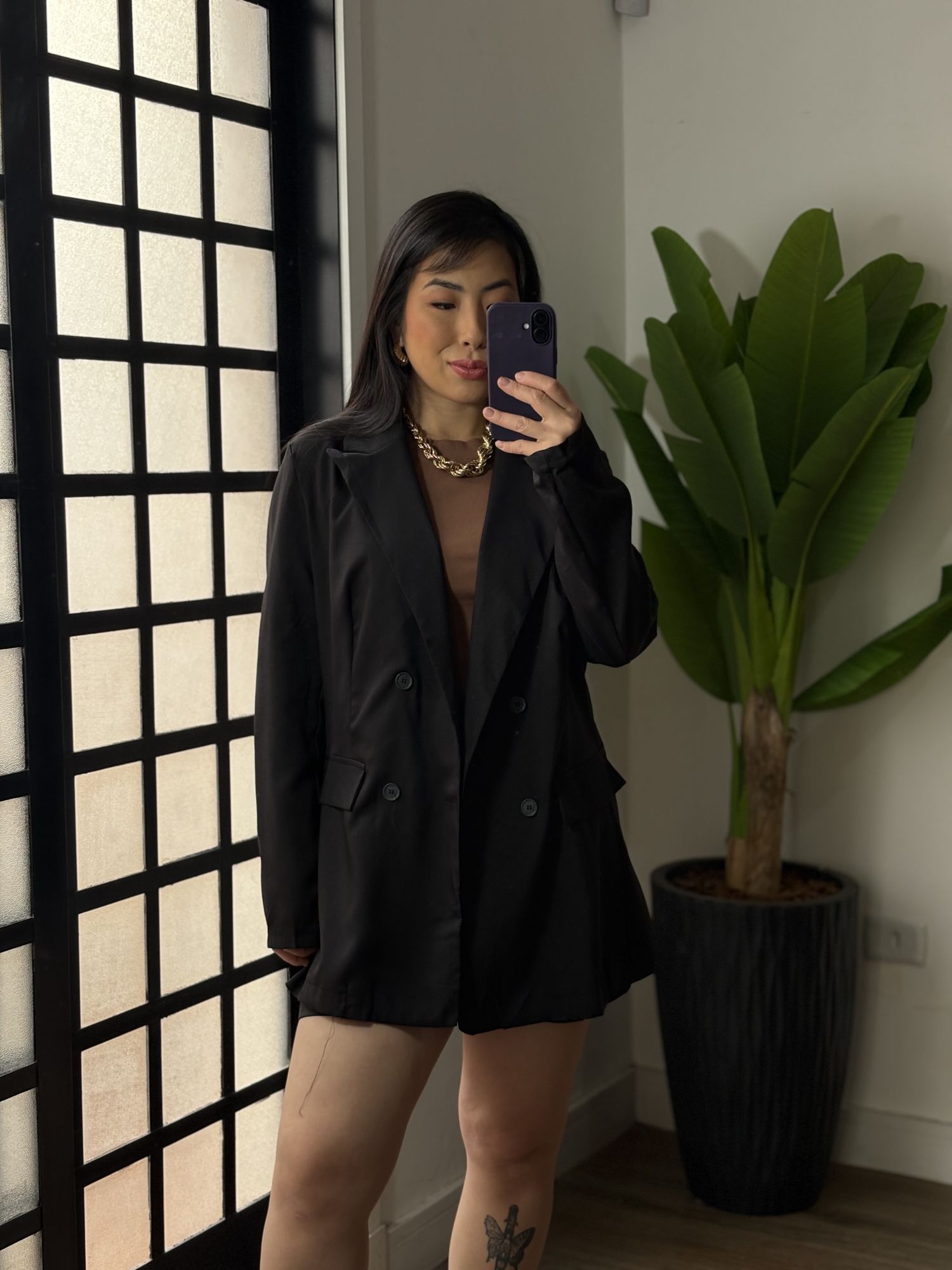 Conjunto Shorts Diana 22168 - Preto 
