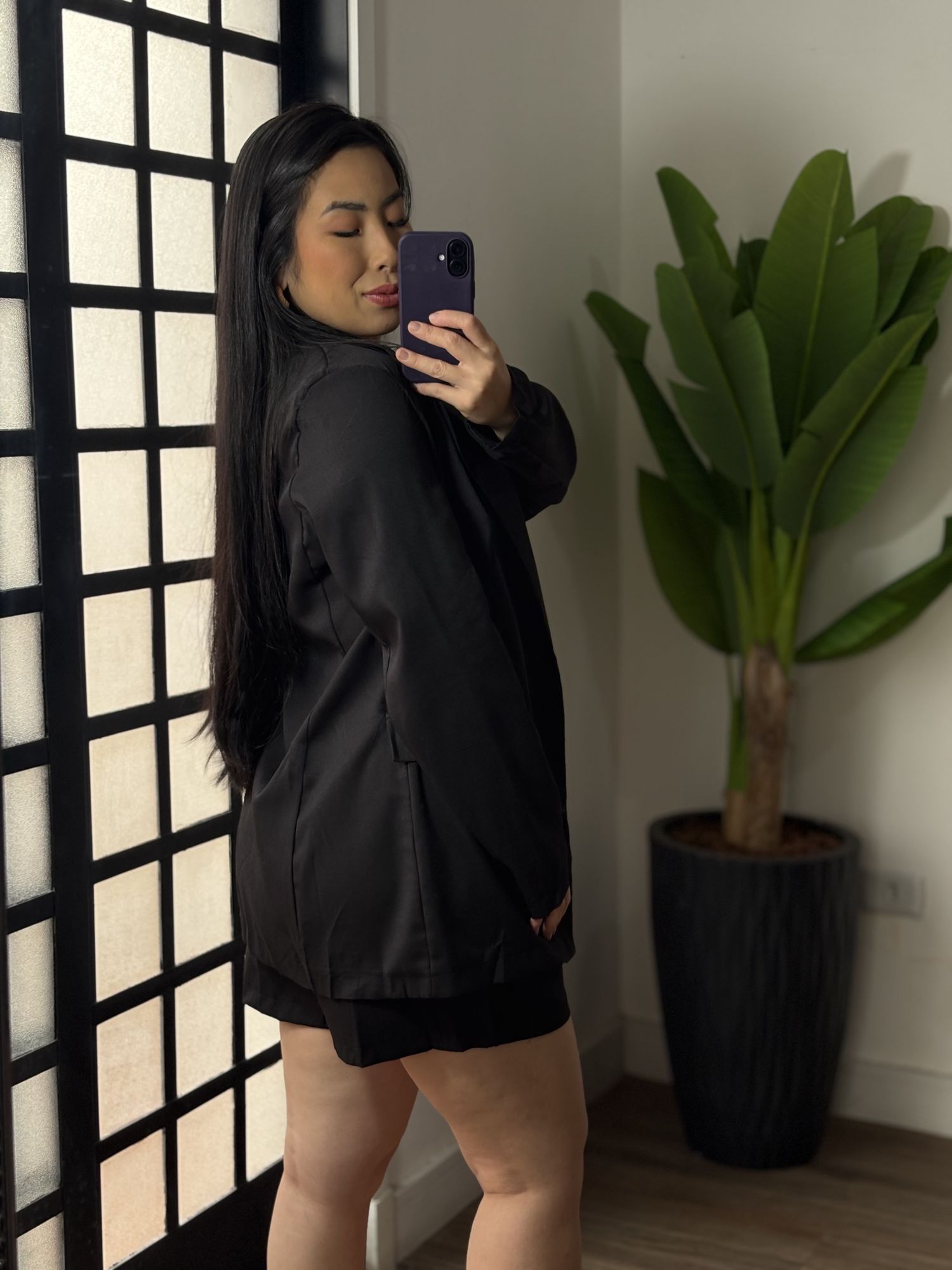 Conjunto Shorts Diana 22168 - Preto 