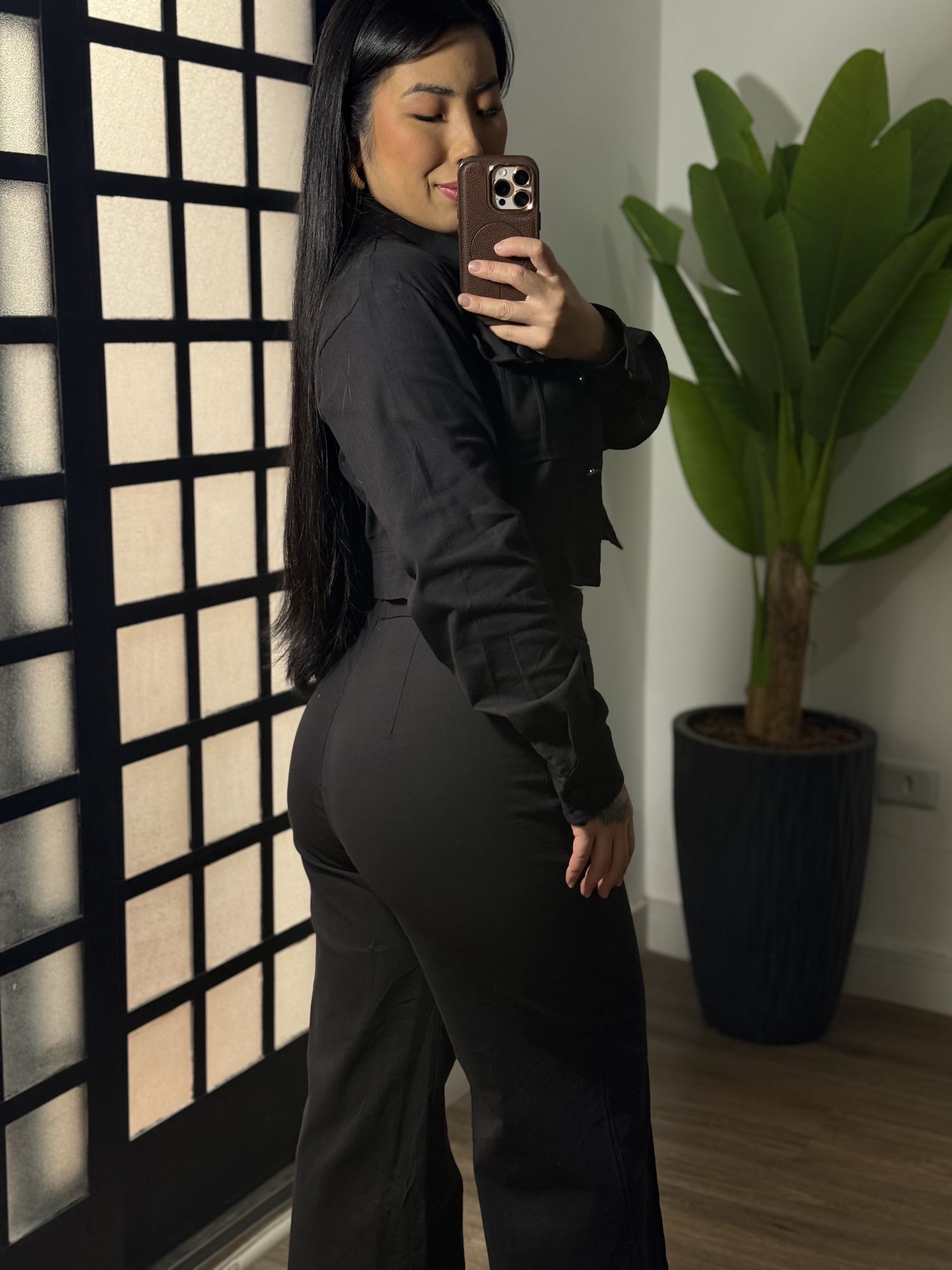 Conjunto Linho Savina CC92 - Preto 