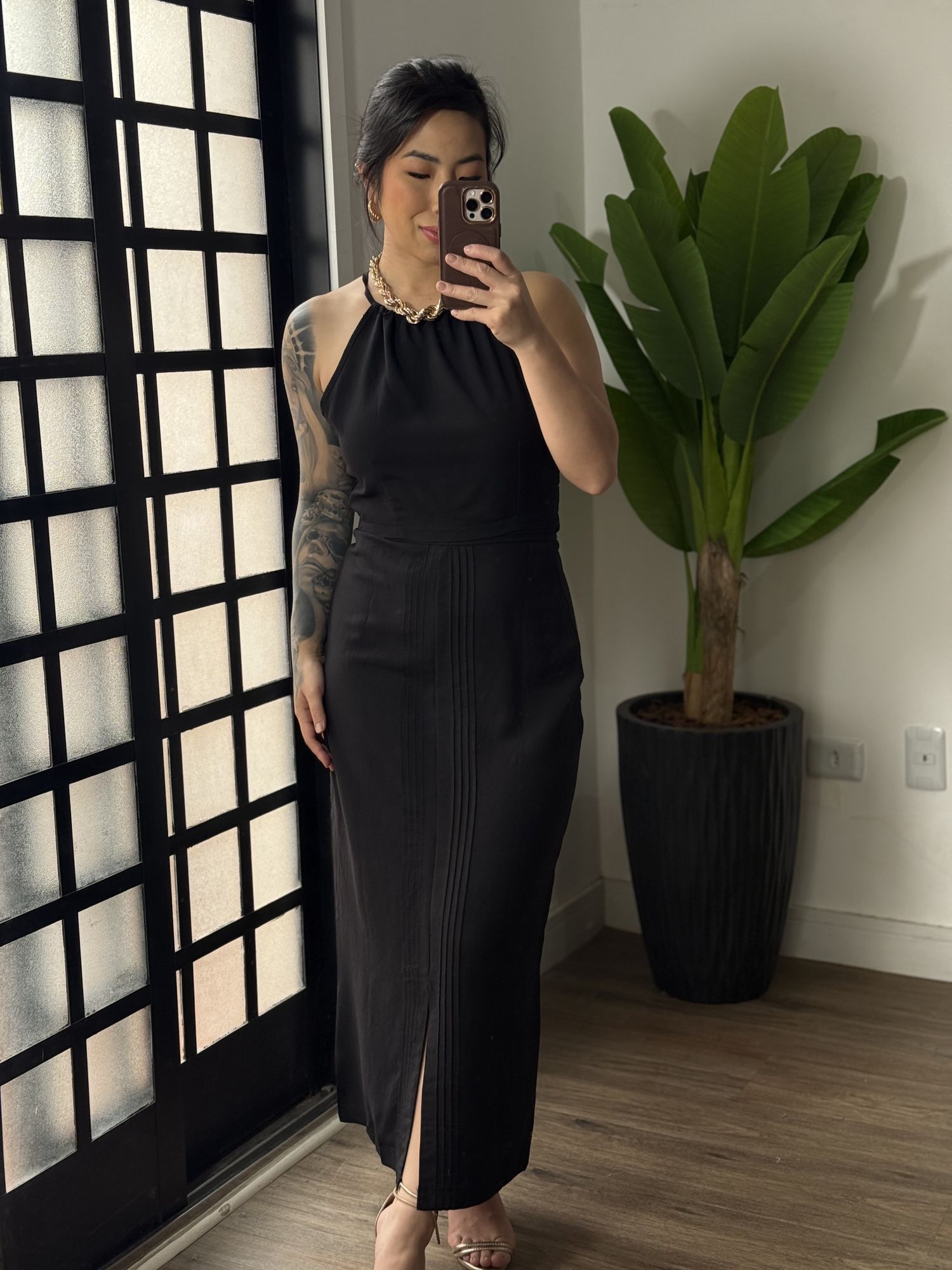 Conjunto Saia Marrant Mavi 1901 - Preto 