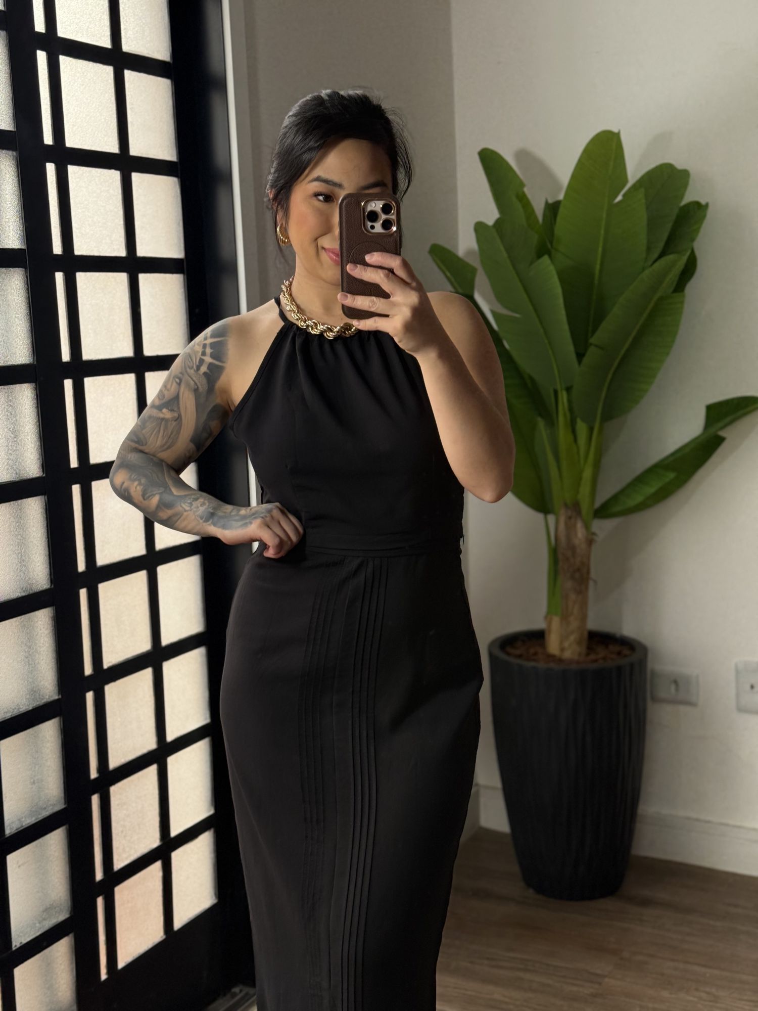 Conjunto Saia Marrant Mavi 1901 - Preto 