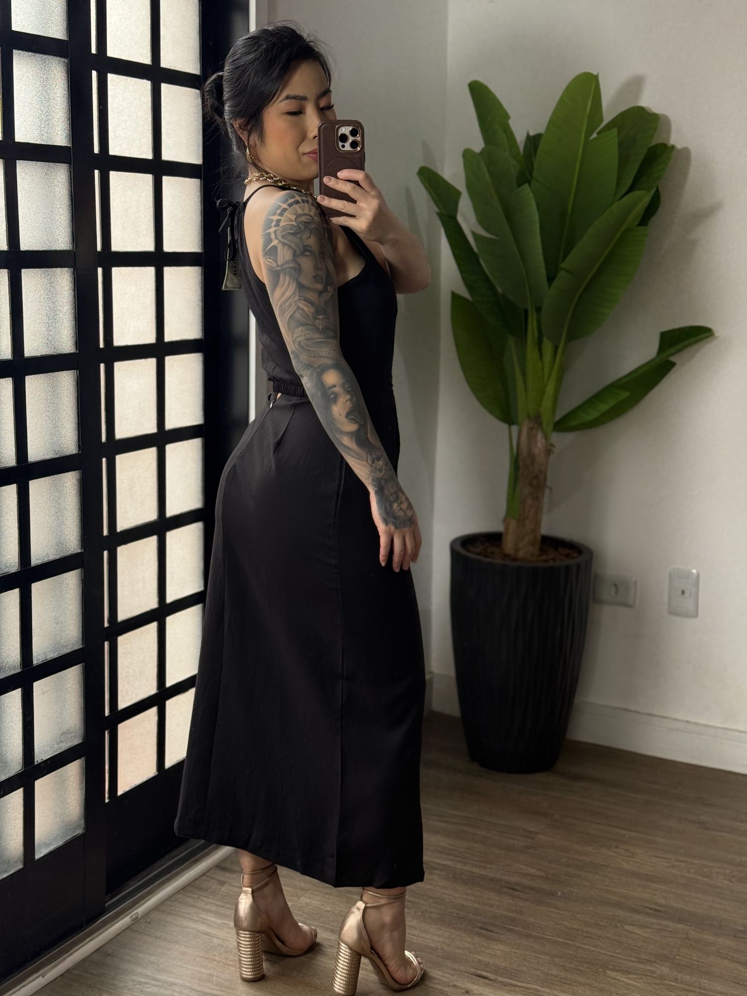 Conjunto Saia Marrant Mavi 1901 - Preto 