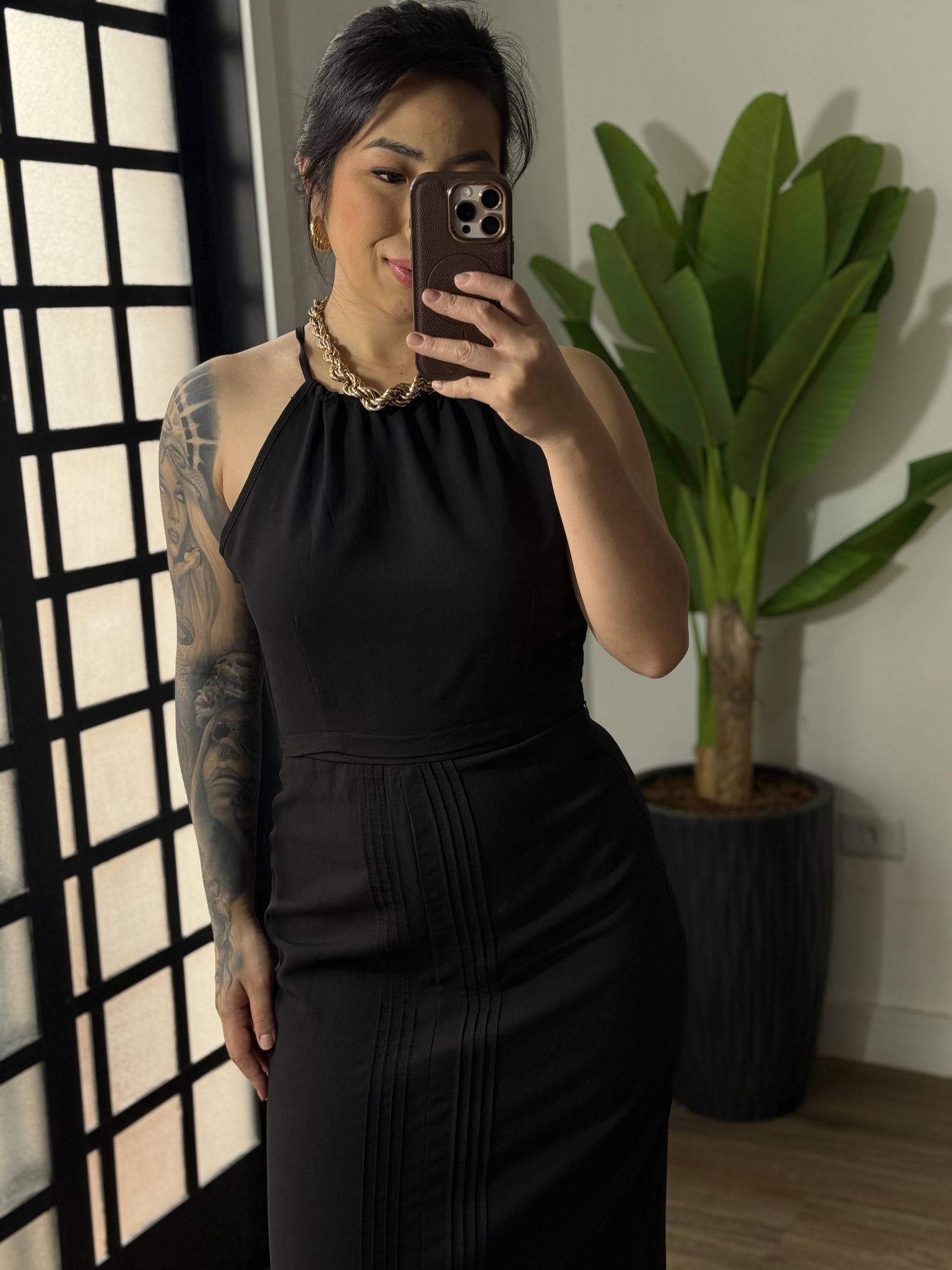 Conjunto Saia Marrant Mavi 1901 - Preto 