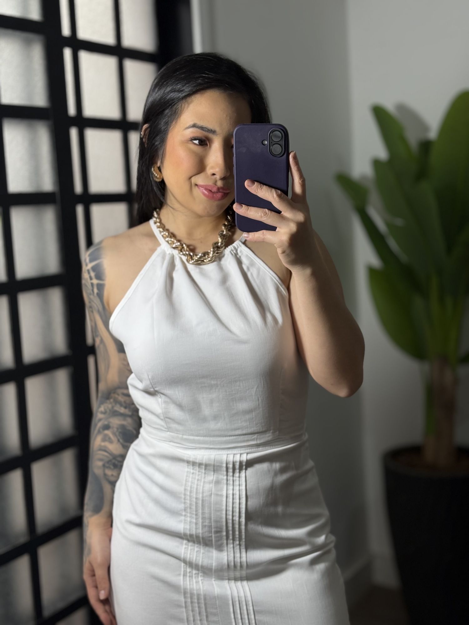 Conjunto Saia Marrant Mavi 1901 - Branco 