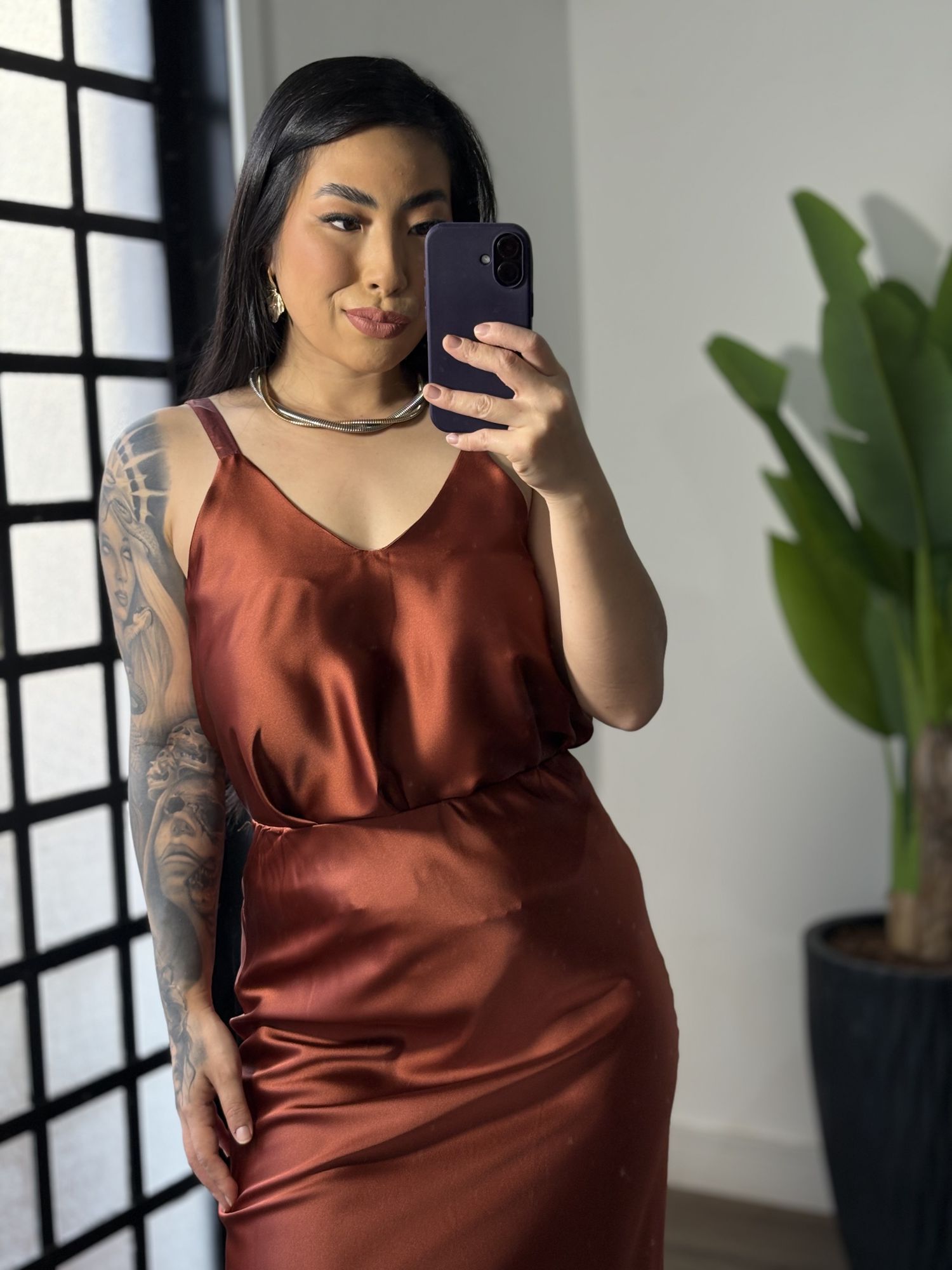 Conjunto Saia Thalia 10718 - Terracota
