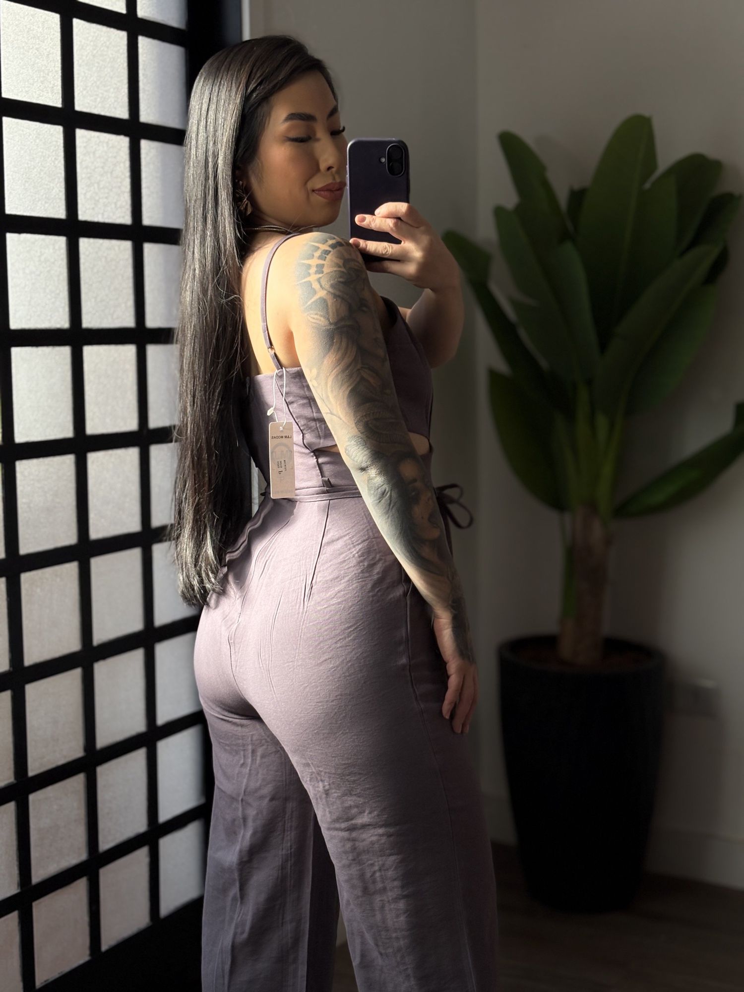 Macacão Pantalona marrant Juliana 353 - Cinza 