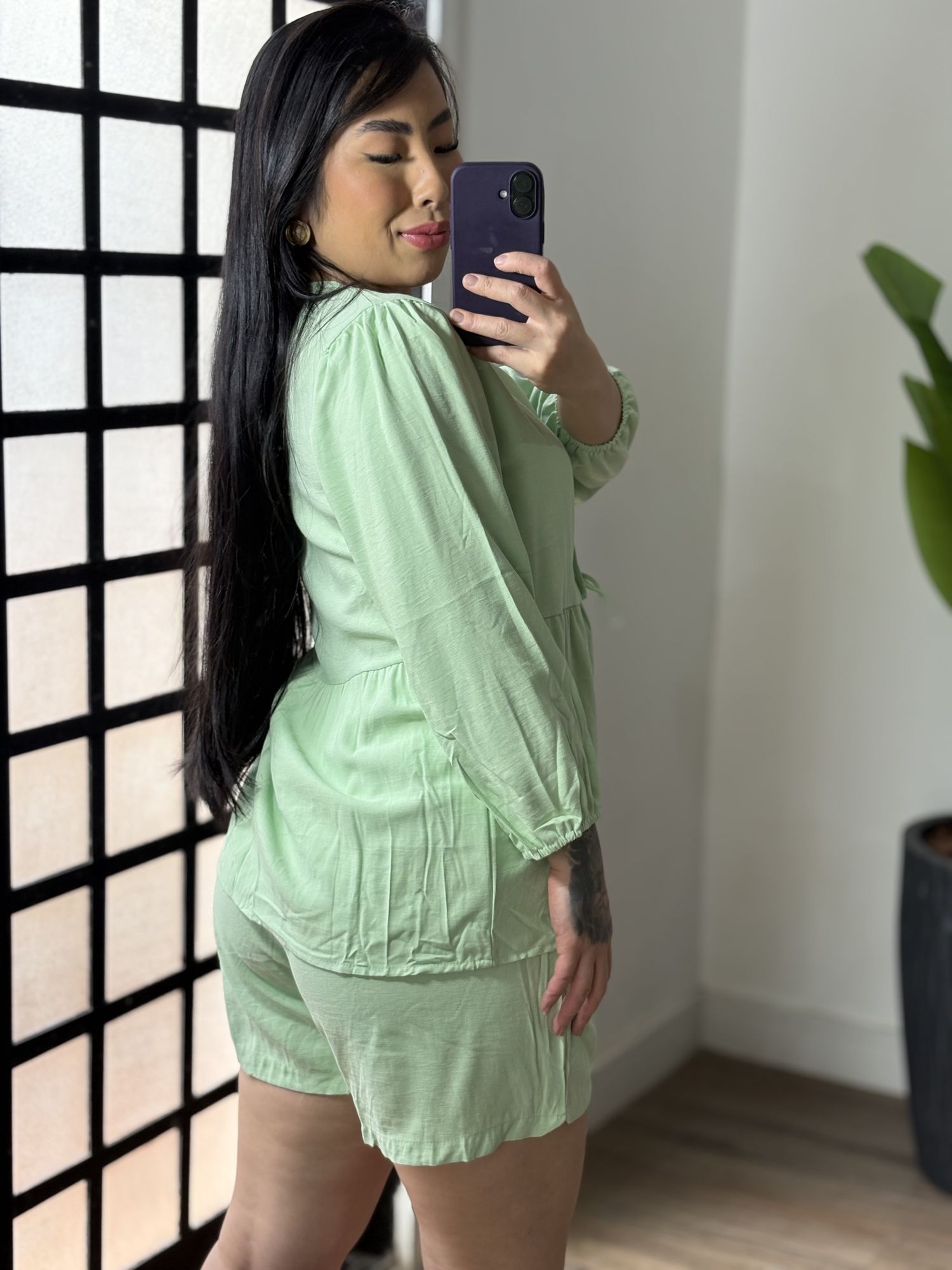 Conjunto Shorts Marrant Marina 1491 - Verde 