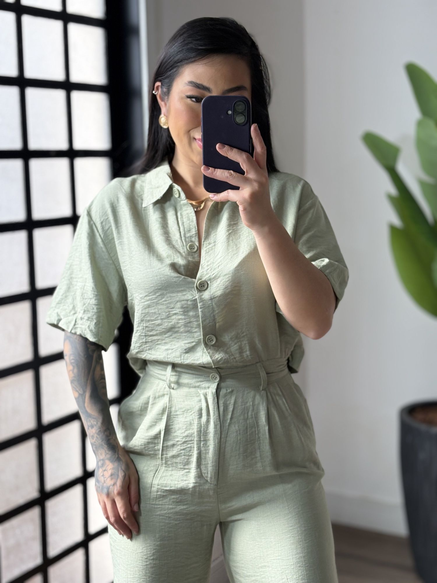 Conjunto Pantalona Alicia 98477 - Verde 
