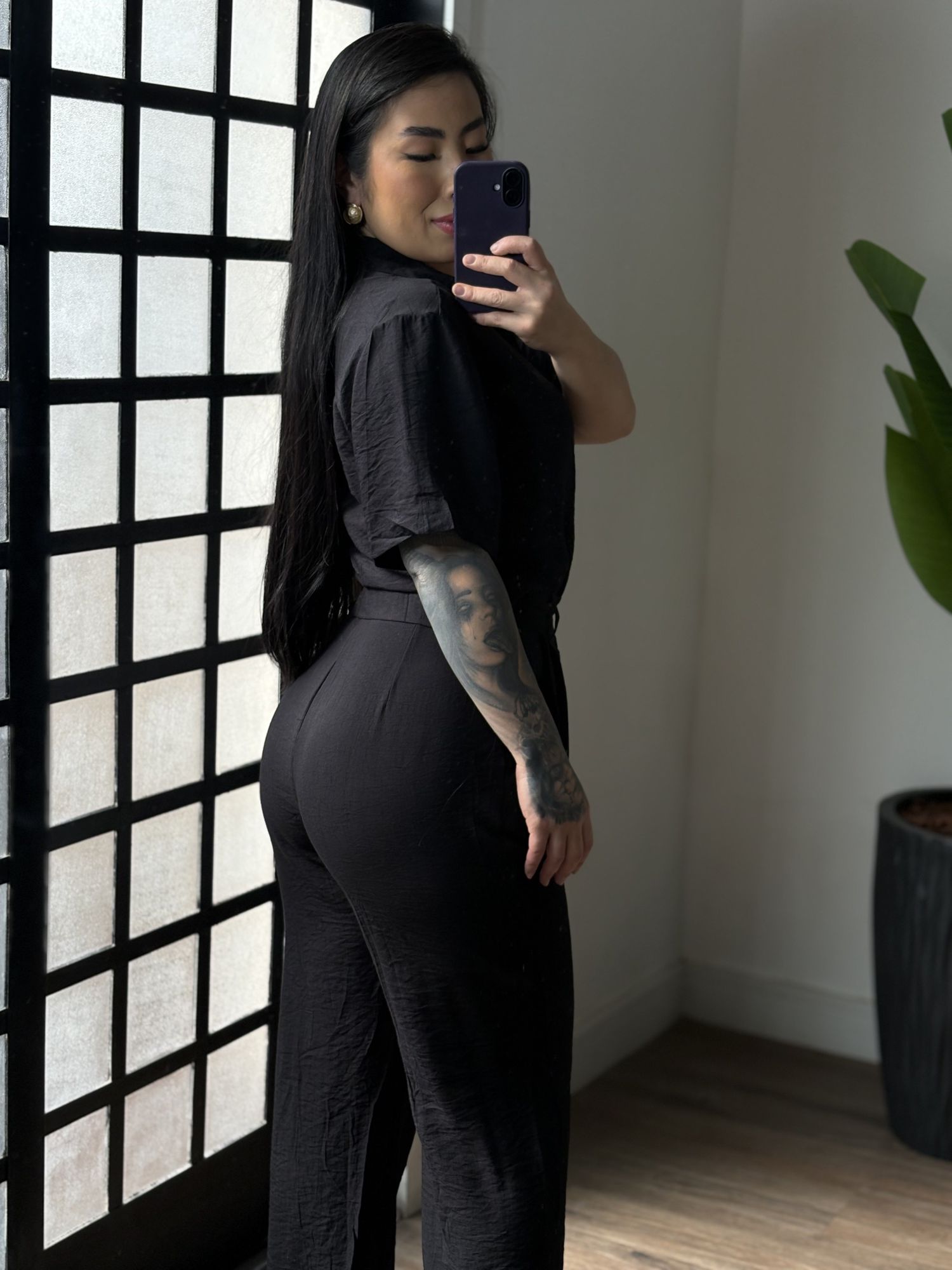Conjunto Pantalona Alicia 98477 - Preto 