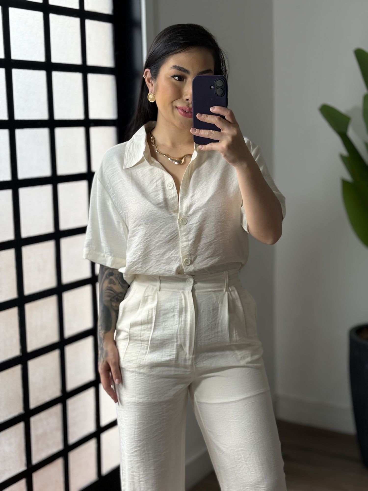 Conjunto Pantalona Alicia 98477- Off 