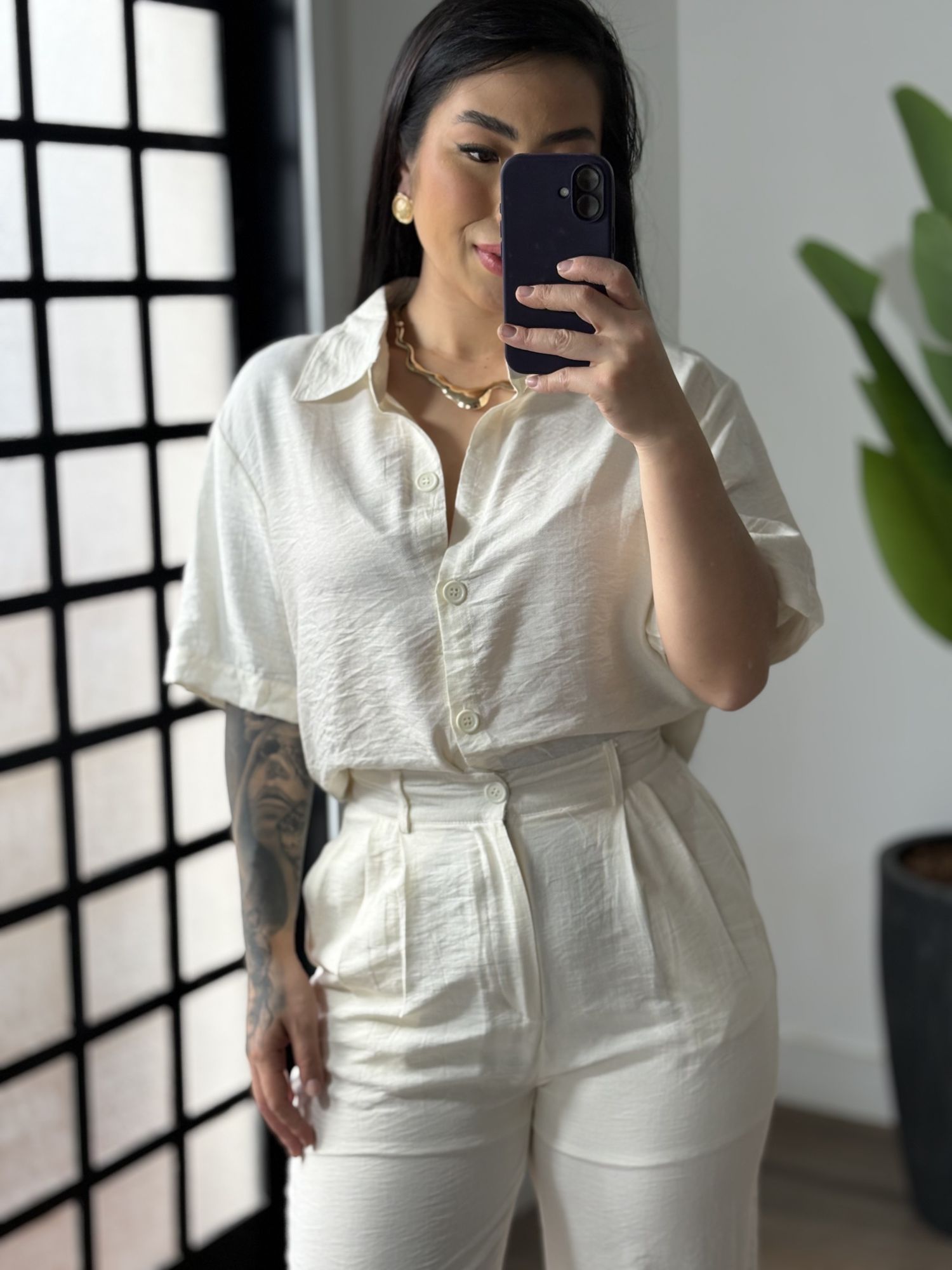 Conjunto Pantalona Alicia 98477- Off 