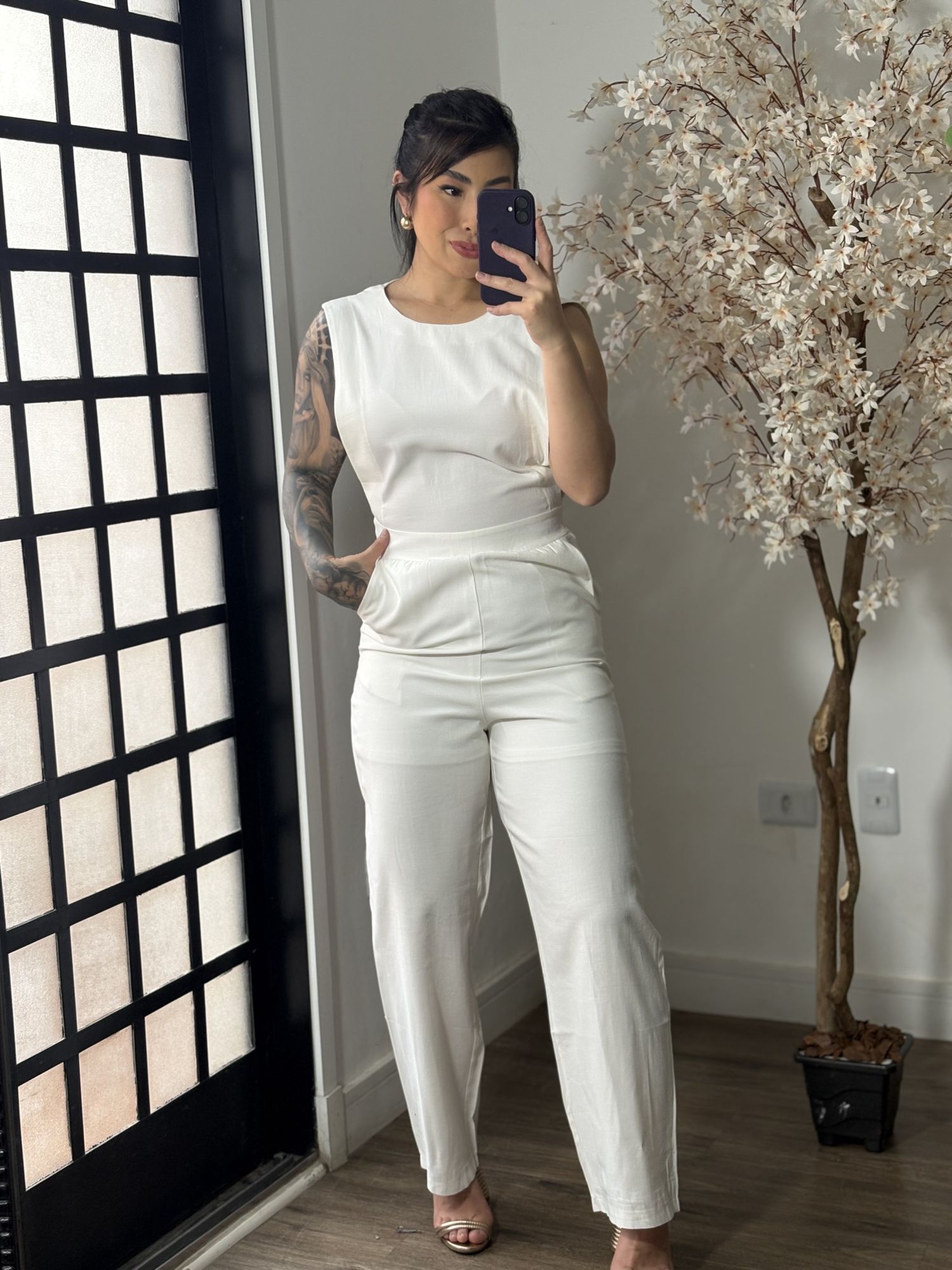Macacao Marrant Soraya Y037 - Branco
