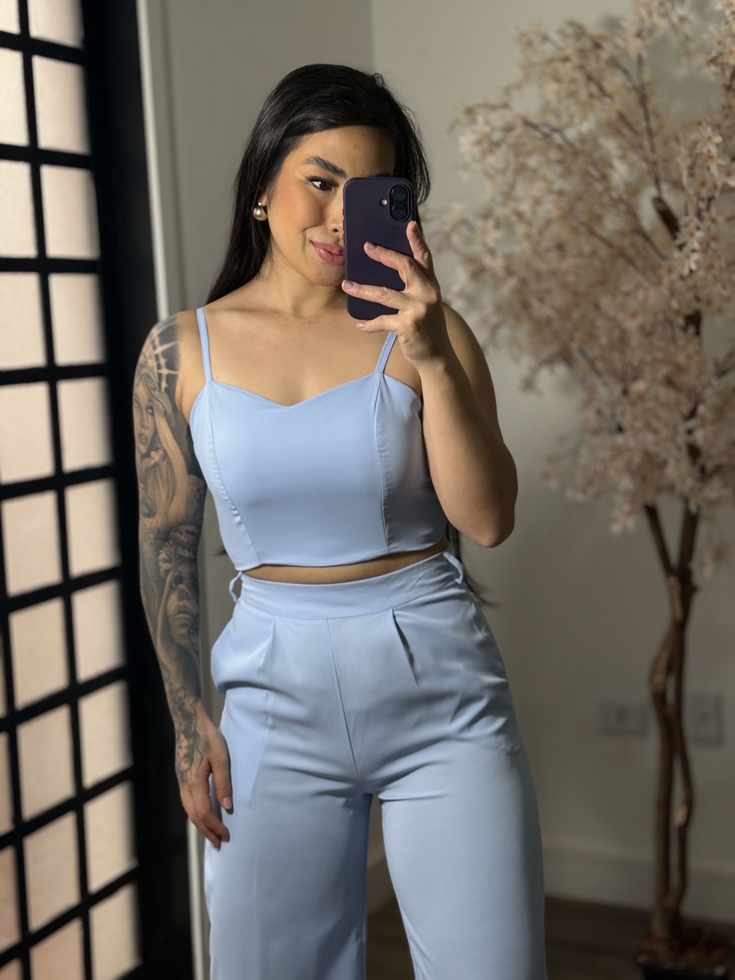 Conjunto Calça Marisa Y010 - Azul C049
