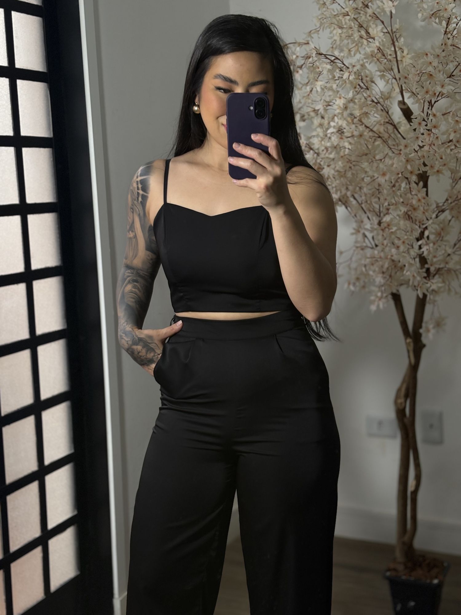 Conjunto Calça Marisa Y010 - Preto C049
