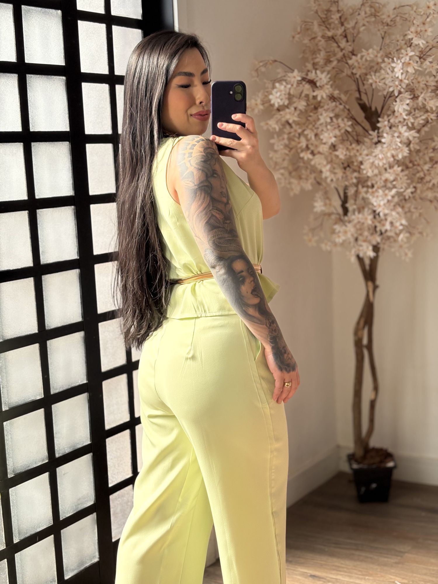 Conjunto Alfaiataria Altezza 1635 - Verde Claro C050