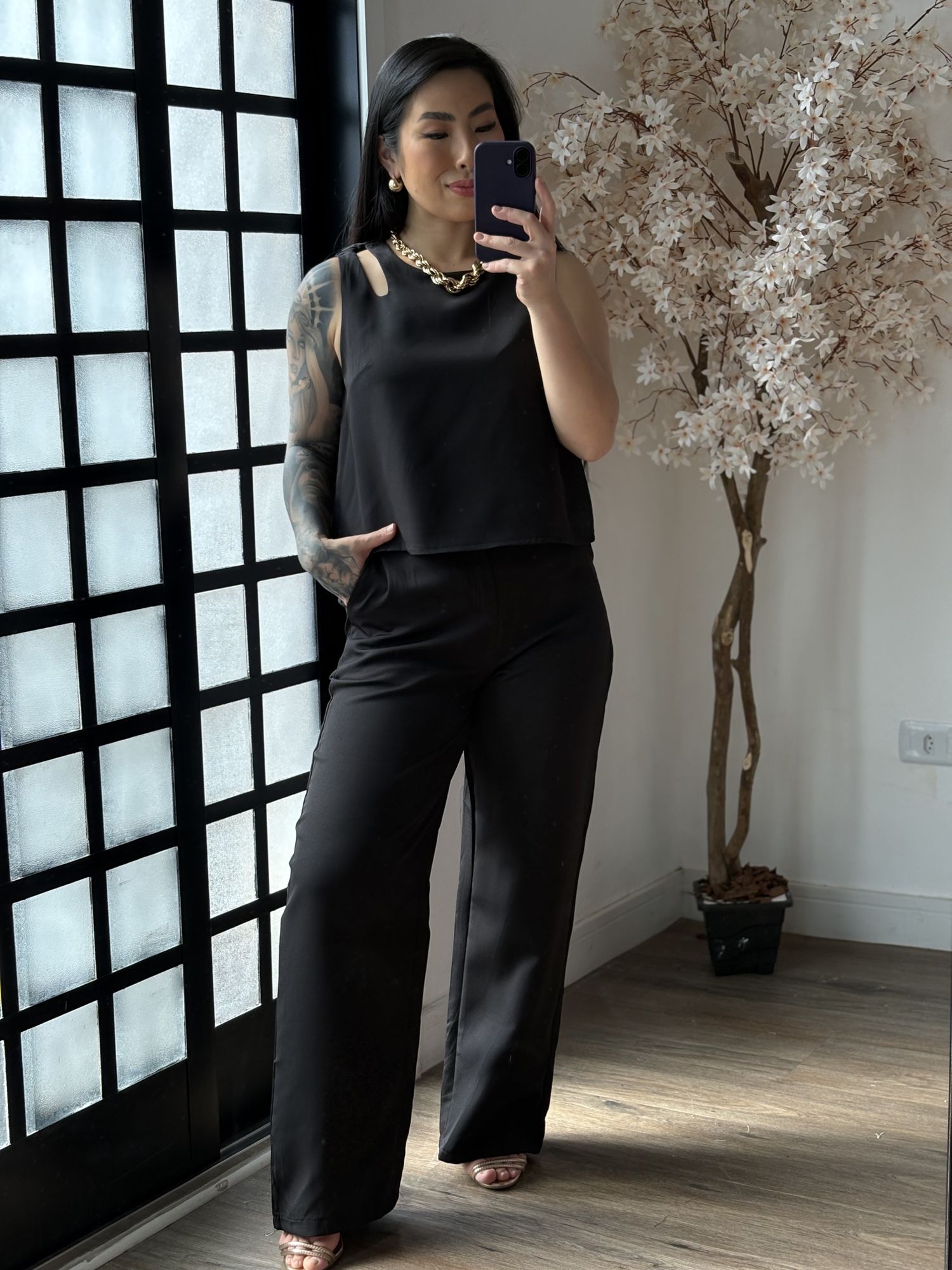 Conjunto Alfaiataria Altezza 1635 - Preto C050